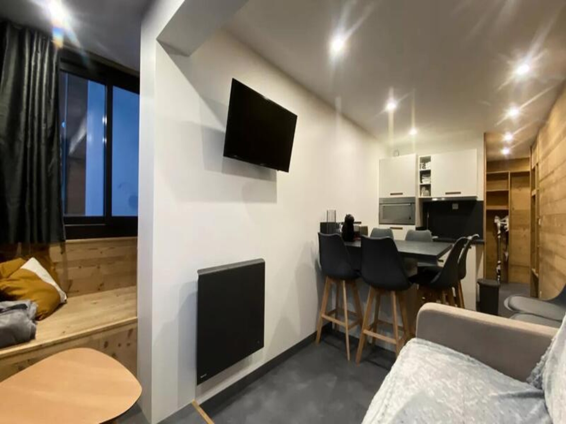 Gerenoveerde studio op de piste in Les Belleville, 4 personen - foto 18