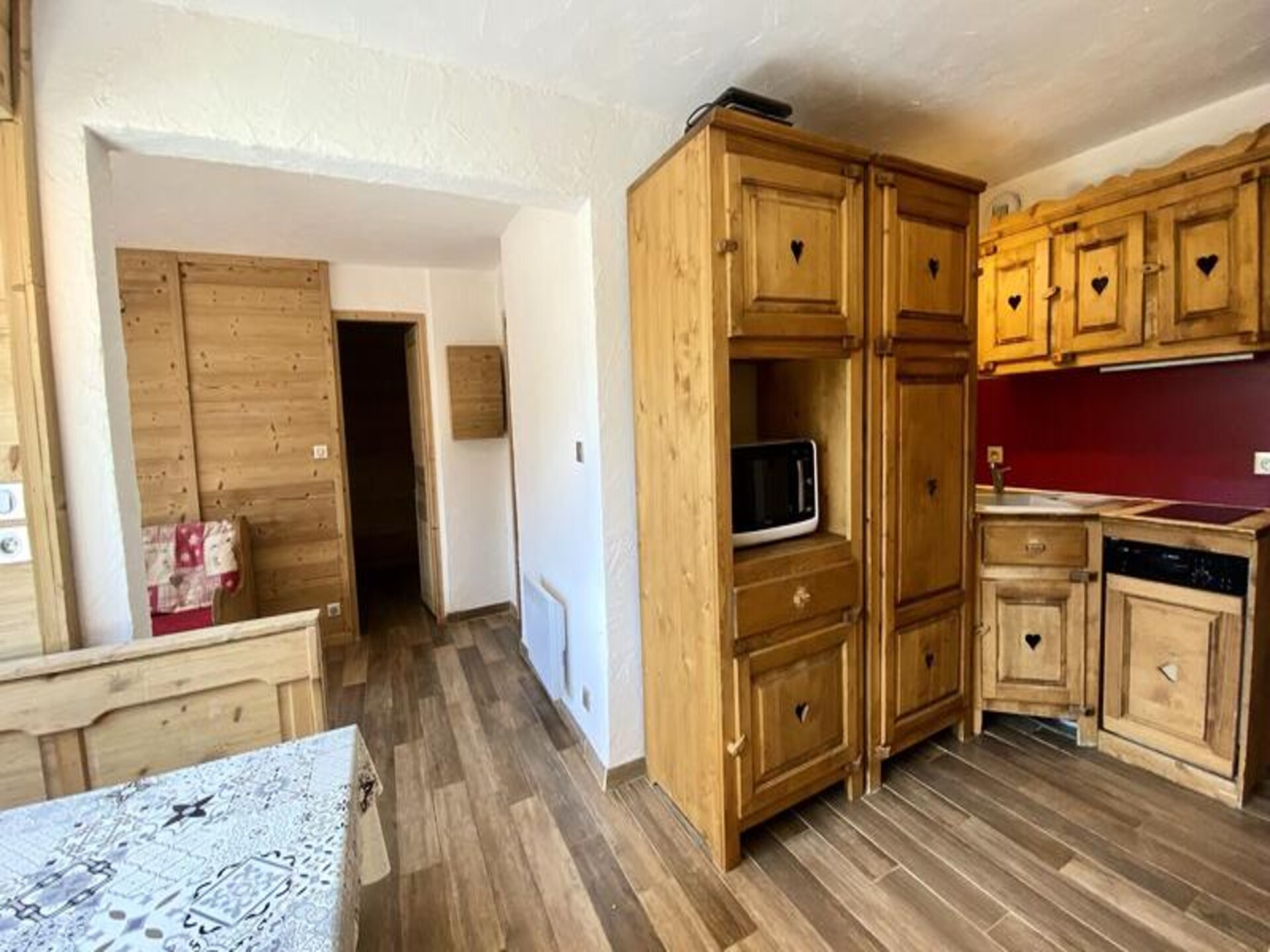 Licht appartement op de piste in Les Menuires voor 6 personen - foto 20