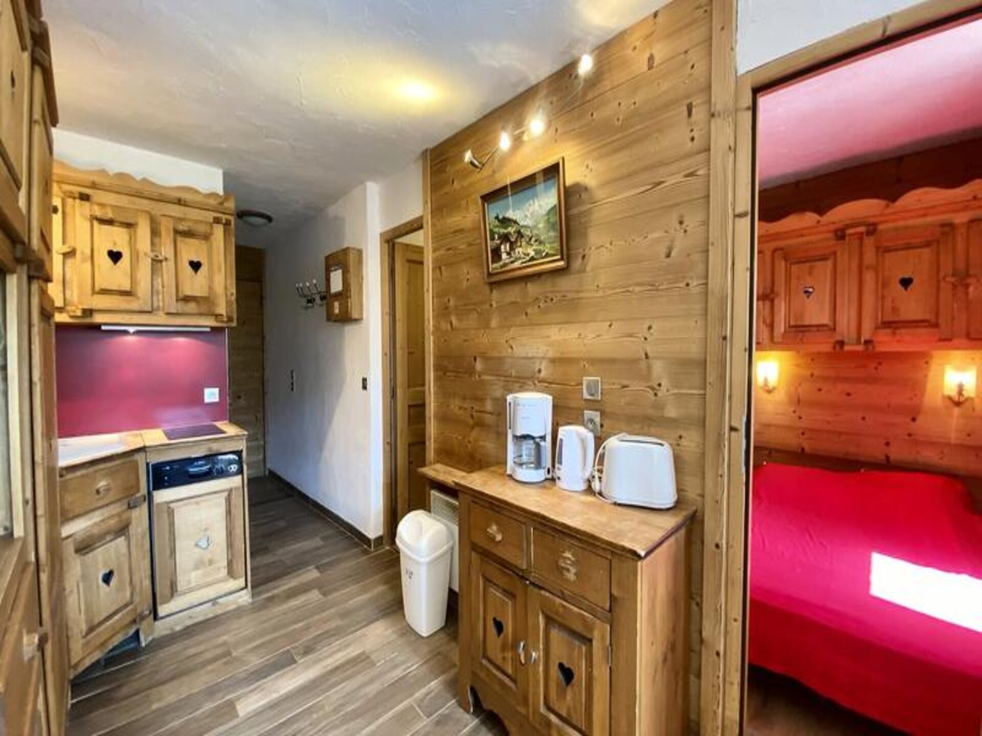 Licht appartement op de piste in Les Menuires voor 6 personen - foto 21