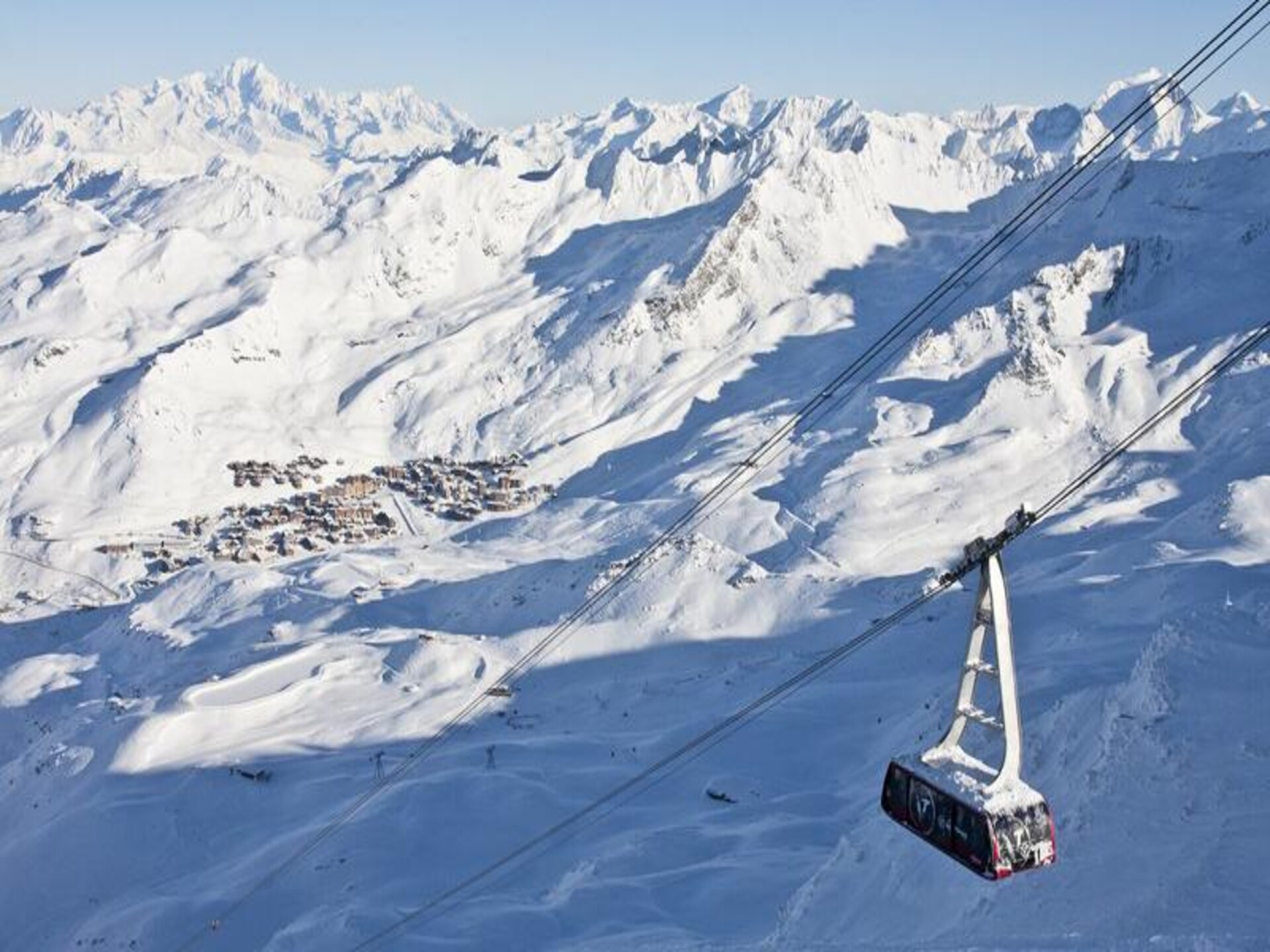 Appartement 4p met balkon en uitzicht op Val Thorens, vlakbij de piste - foto 17