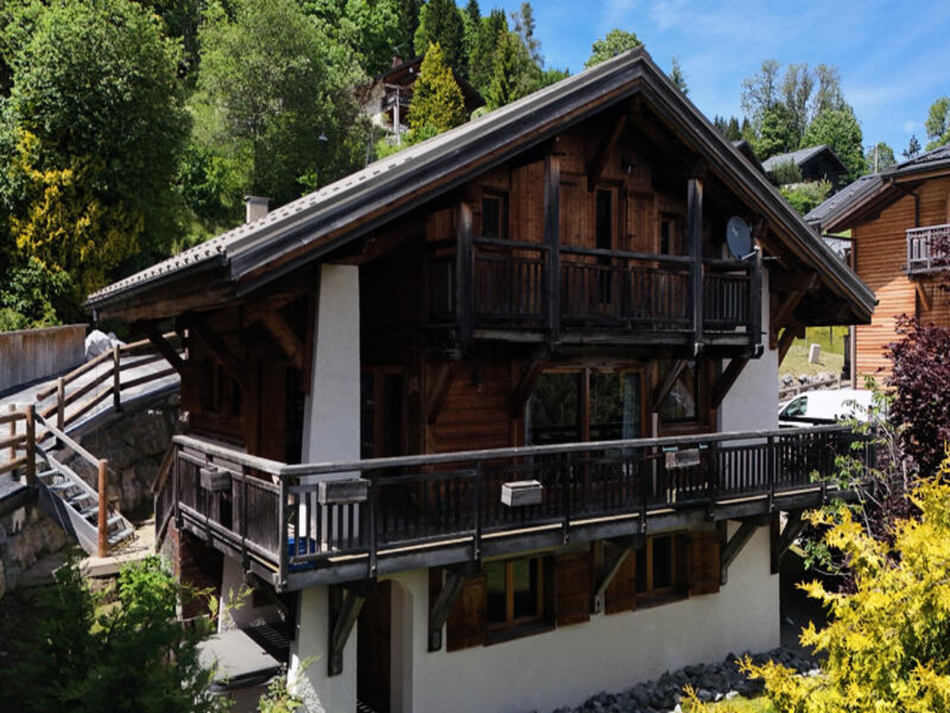 Chalet Léonie: 10-persoons chalet met sauna en jacuzzi in Les Gets - foto 28