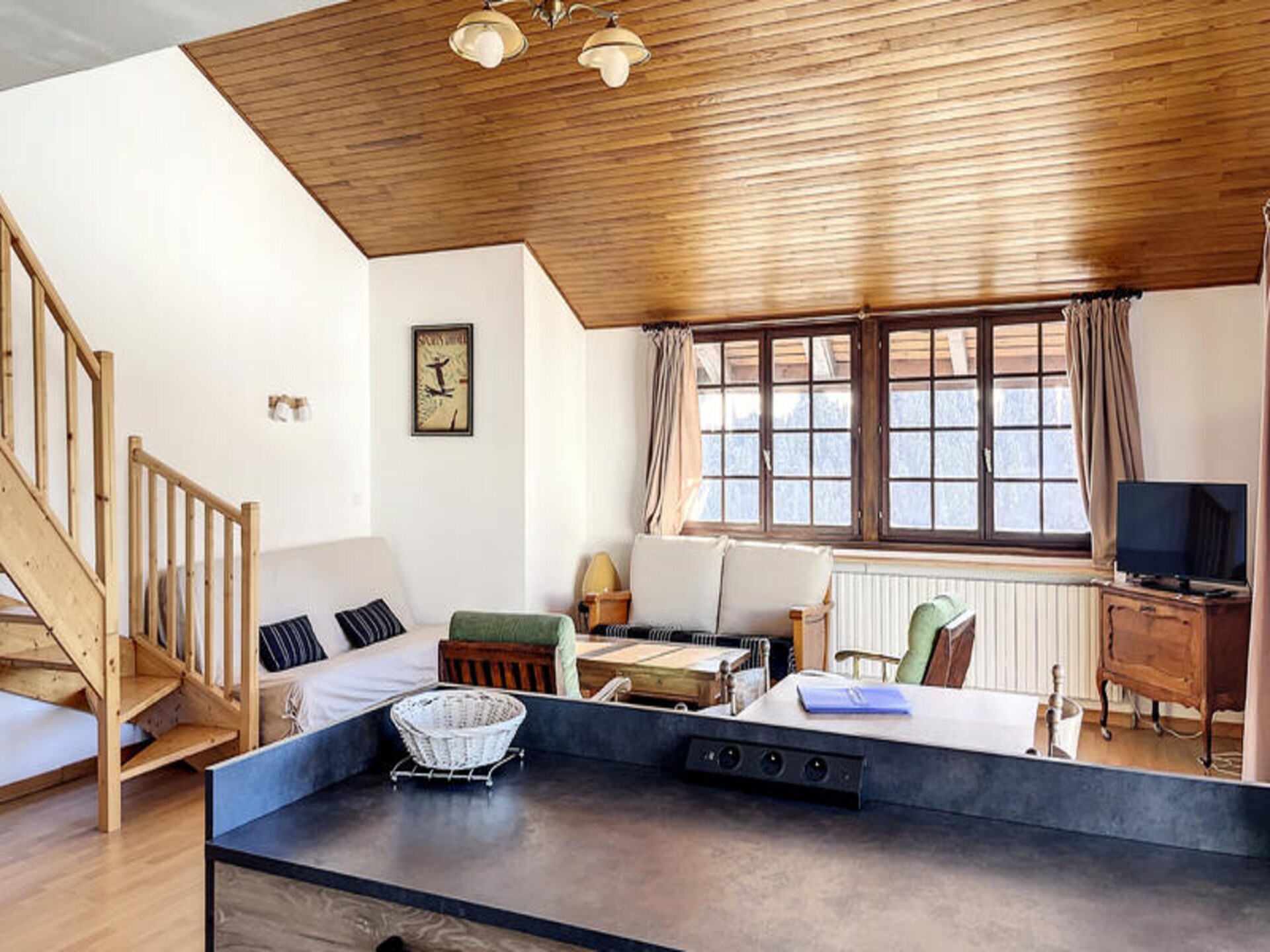 Ruim appartement voor 7 personen op 600 meter van de skipistes in Les Gets - foto 7