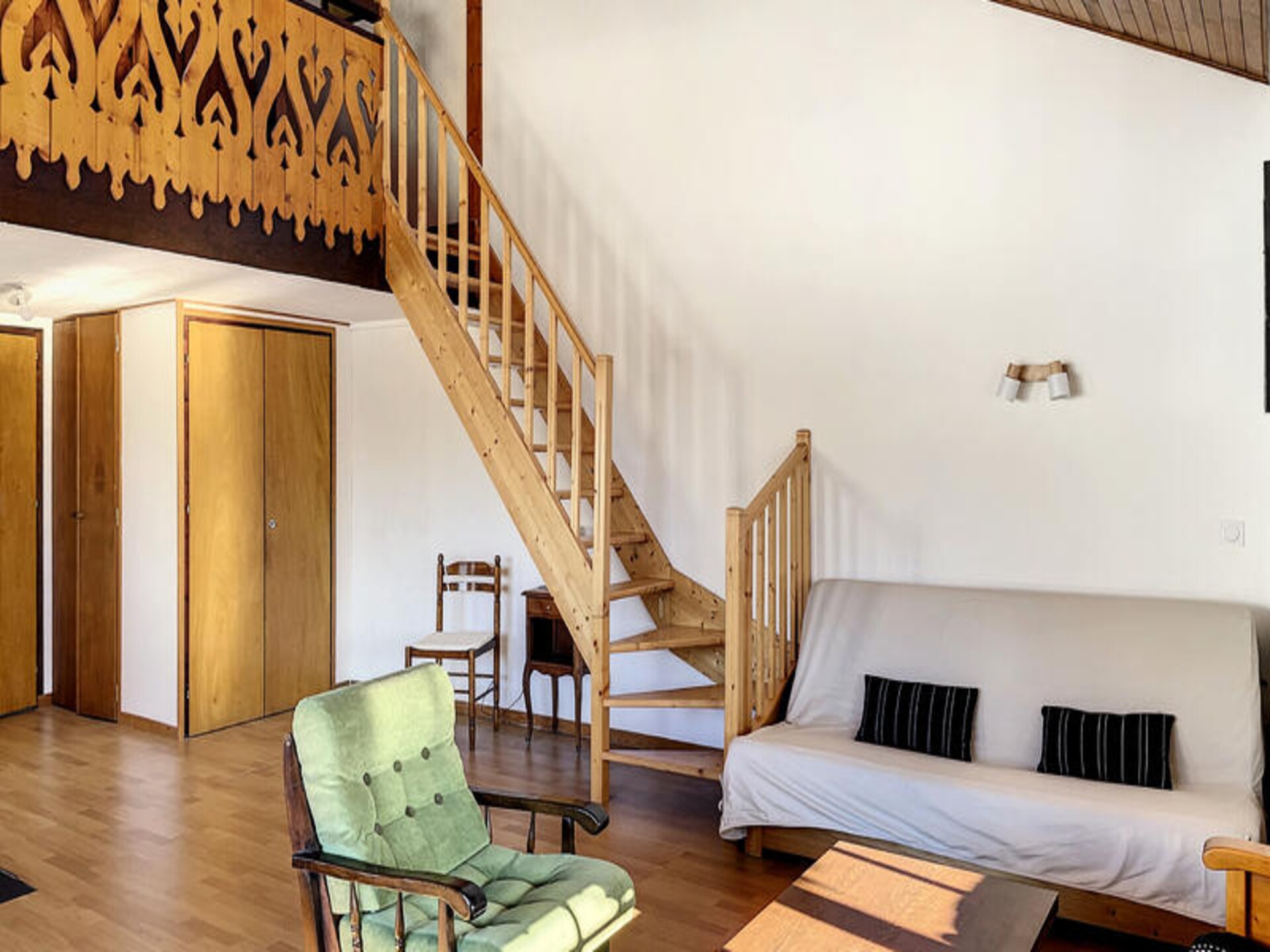 Ruim appartement voor 7 personen op 600 meter van de skipistes in Les Gets - foto 8