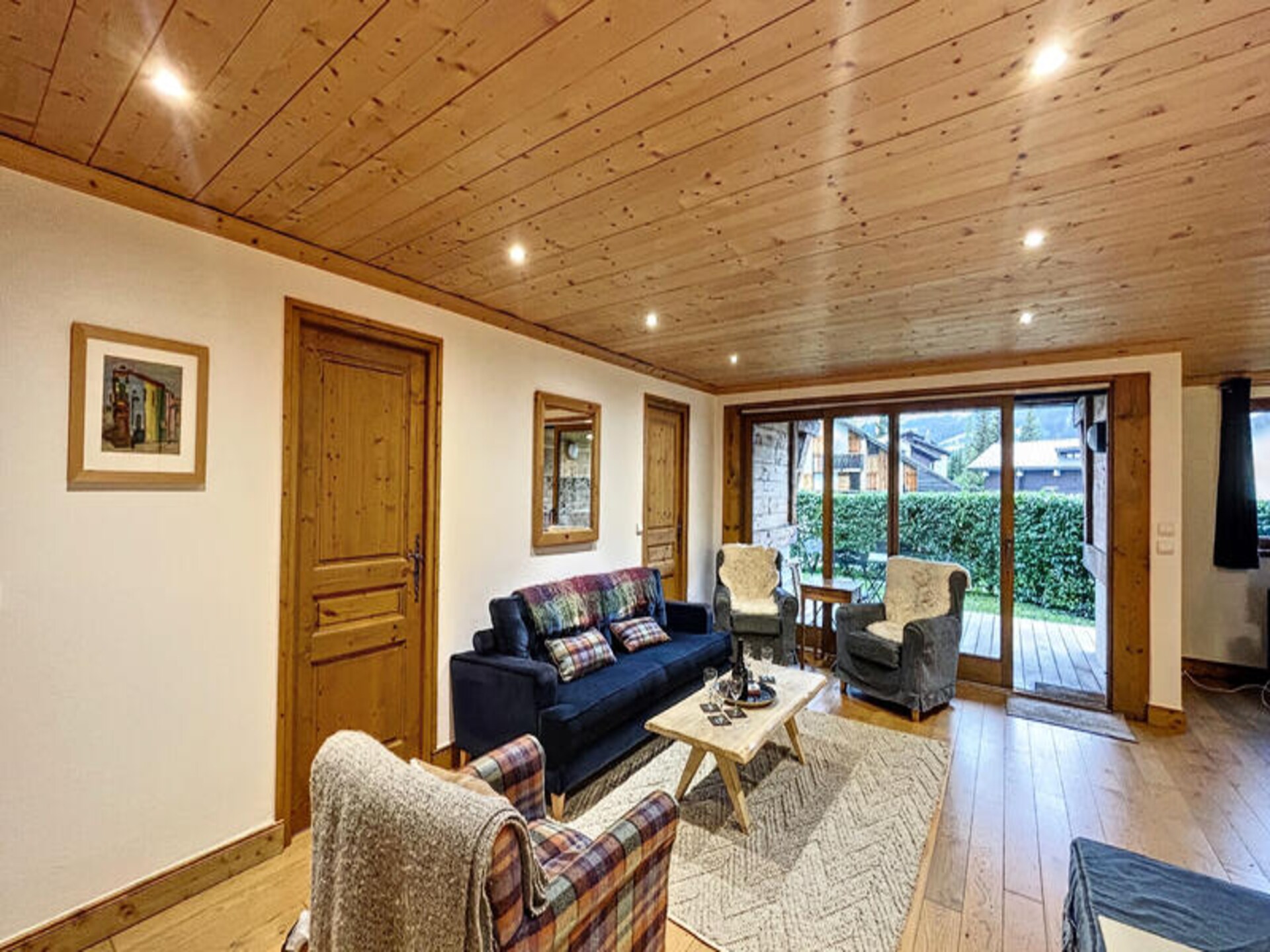 Gelijkvloers appartement met tuin direct aan de piste in Les Gets - foto 8