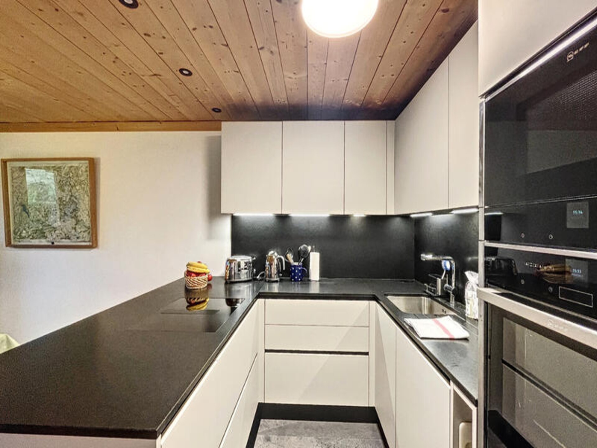 Gelijkvloers appartement met tuin direct aan de piste in Les Gets - foto 12