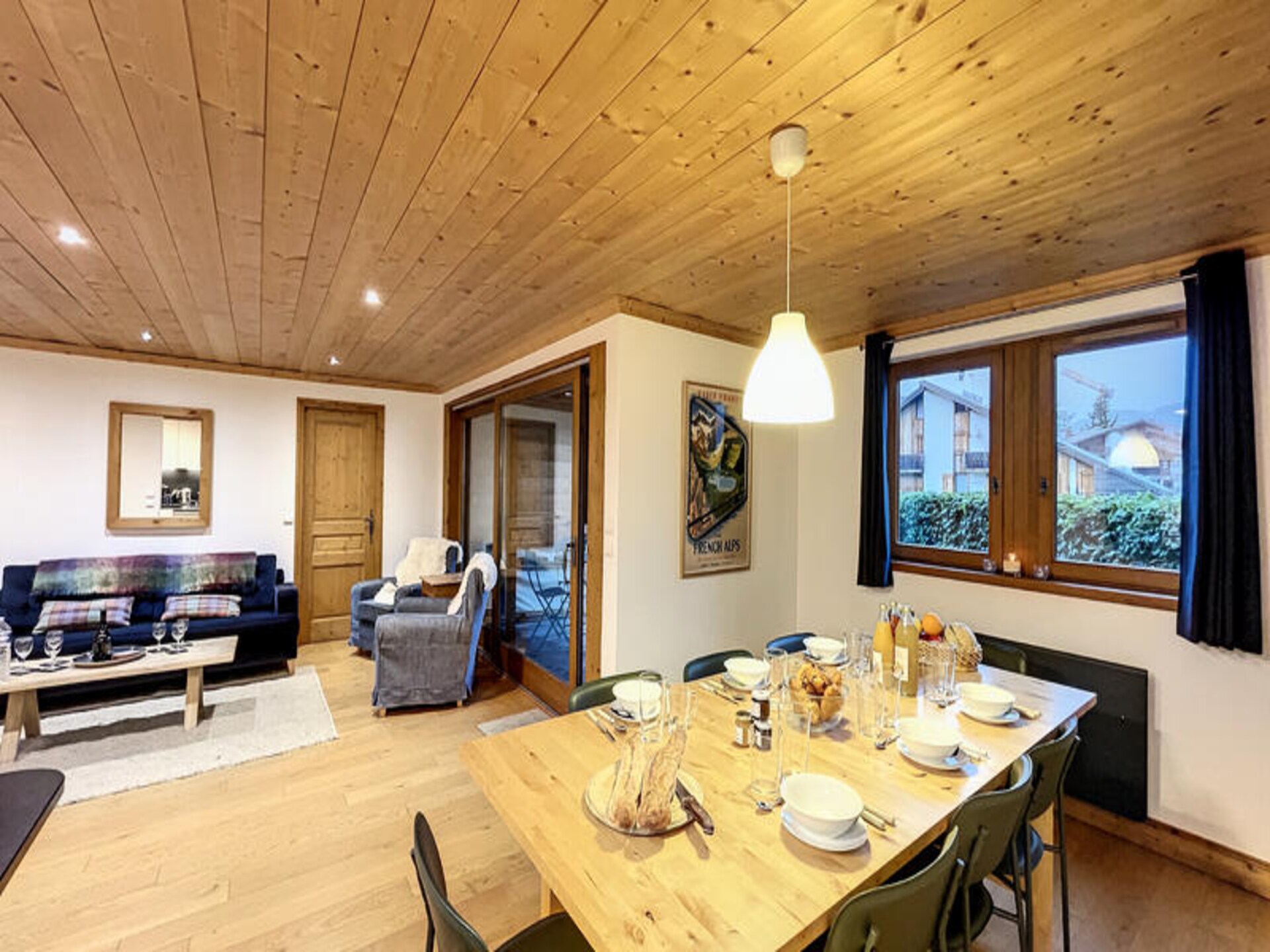 Gelijkvloers appartement met tuin direct aan de piste in Les Gets - foto 13