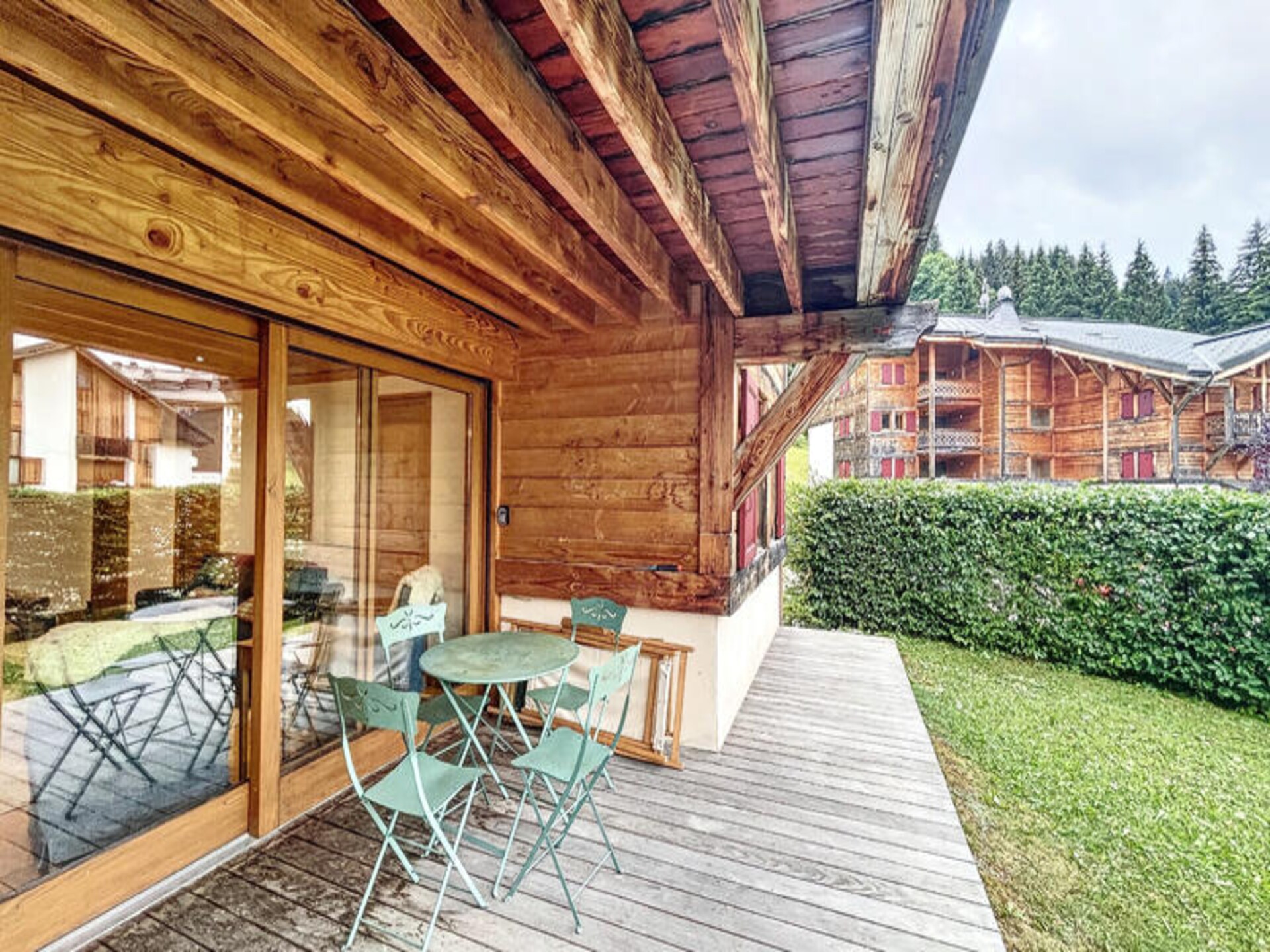 Gelijkvloers appartement met tuin direct aan de piste in Les Gets - foto 23