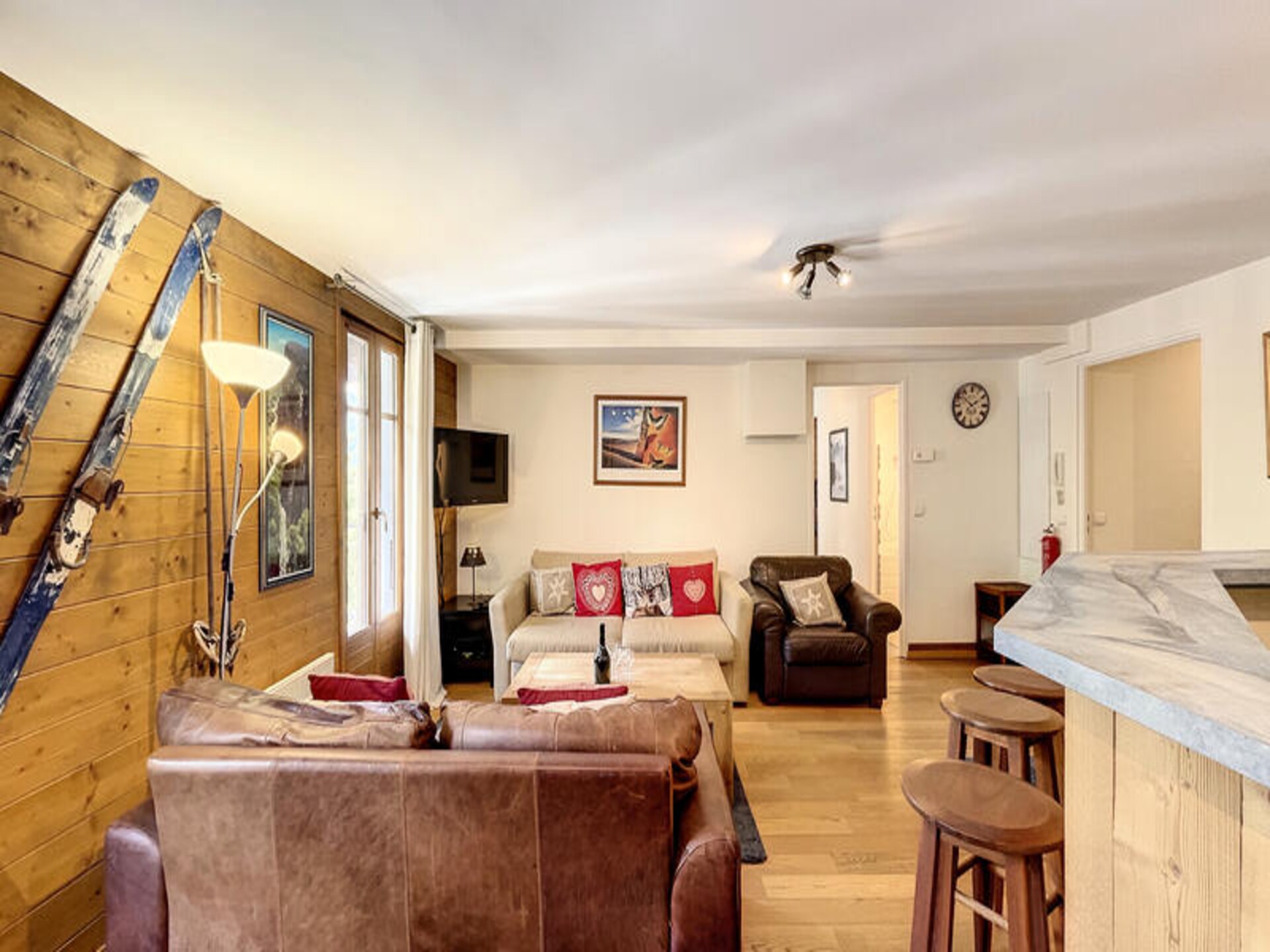Ruim 6-persoons appartement in het hart van Les Gets, vlakbij de piste - foto 9