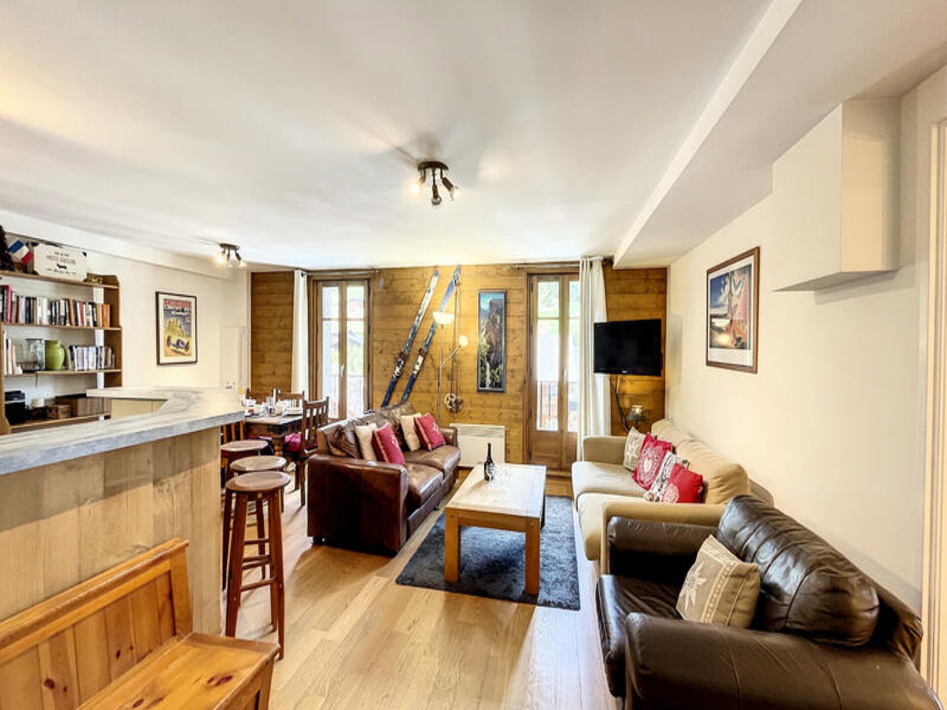 Ruim 6-persoons appartement in het hart van Les Gets, vlakbij de piste - foto 17