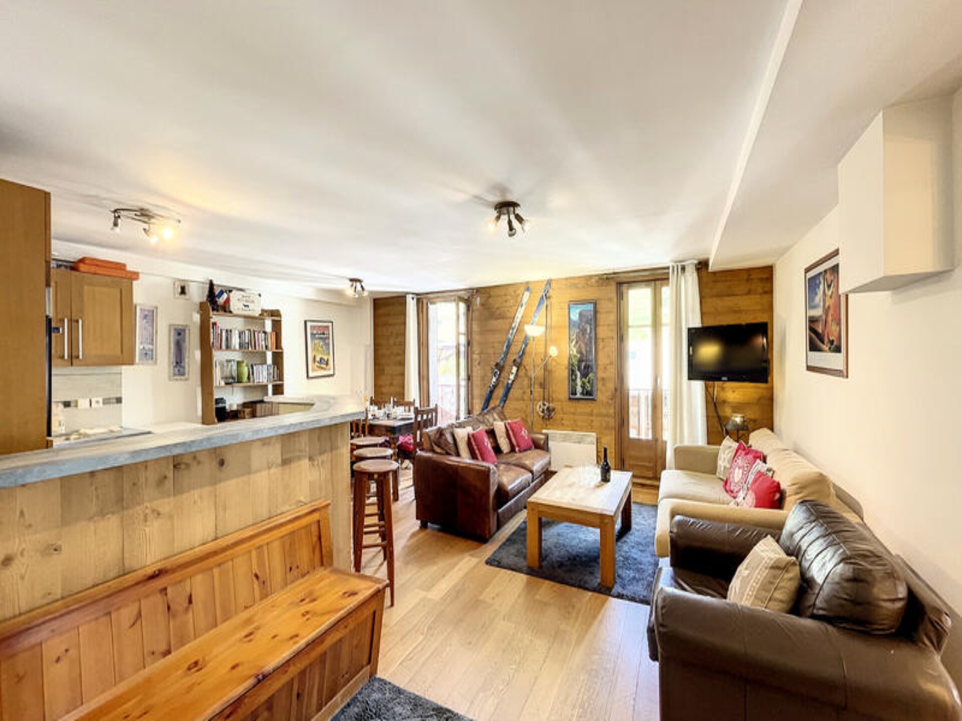 Ruim 6-persoons appartement in het hart van Les Gets, vlakbij de piste - foto 22
