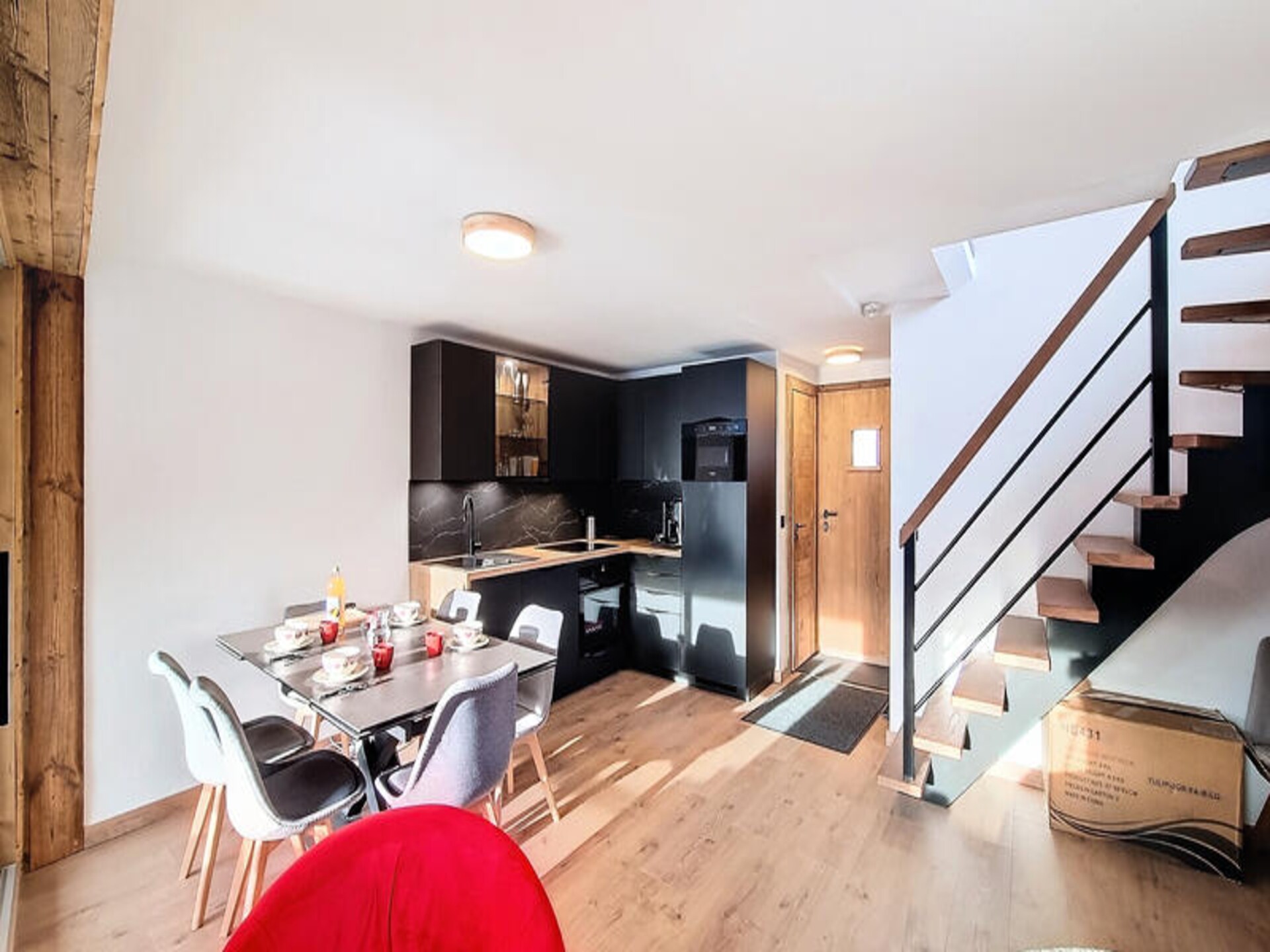 Knus appartement voor 6 personen in het hart van Les Gets met balkon - foto 7