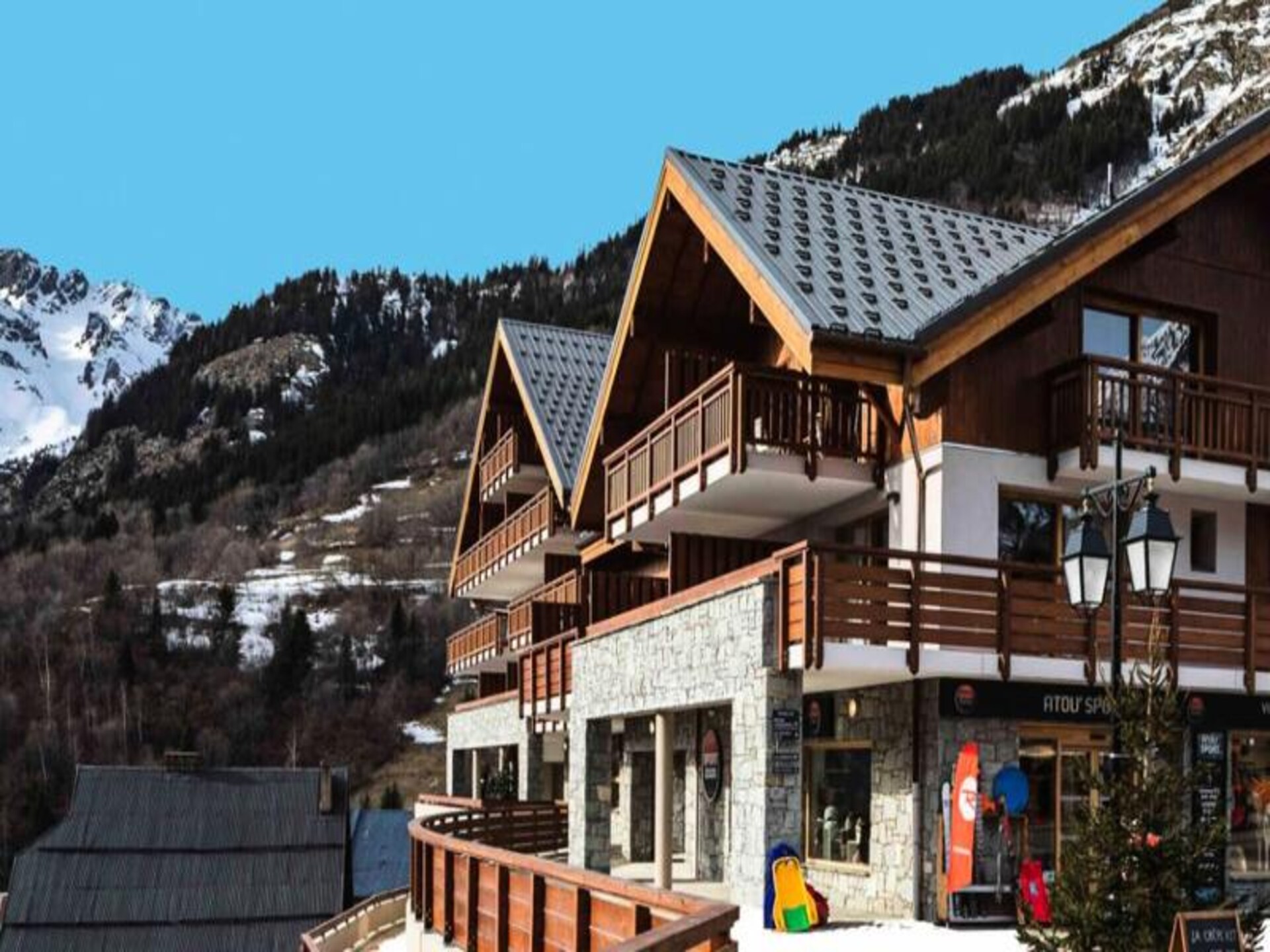 Appartement 6p in Vaujany met uitzicht, direct bij de cabinelift - foto 1