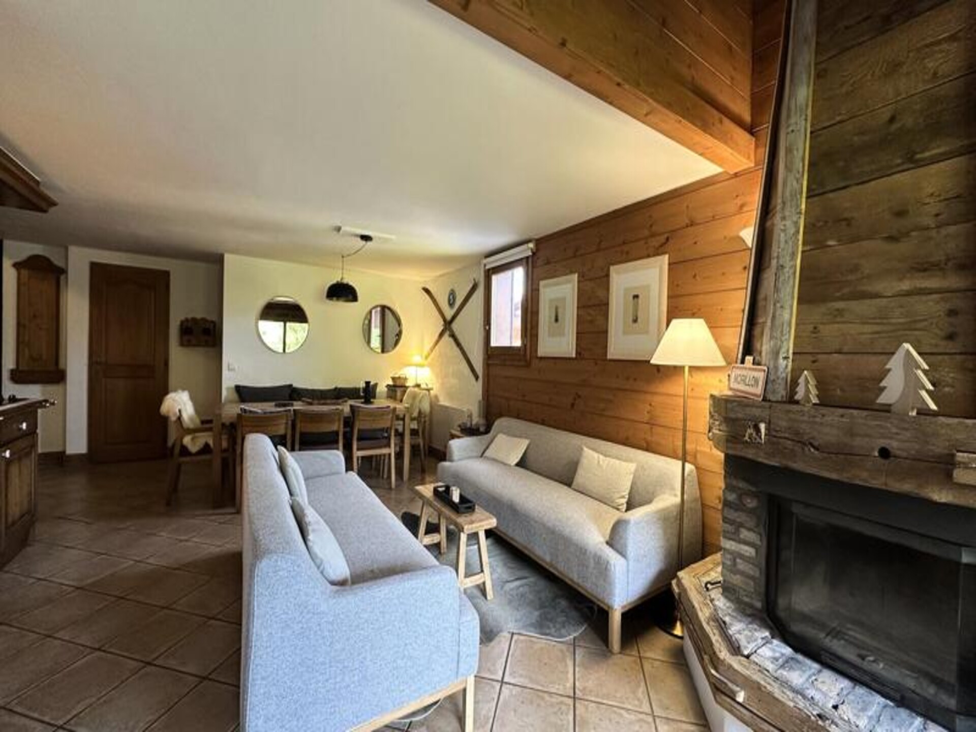 Ruim 8-persoons appartement met balkon op de piste in Morillon 1100 - foto 6