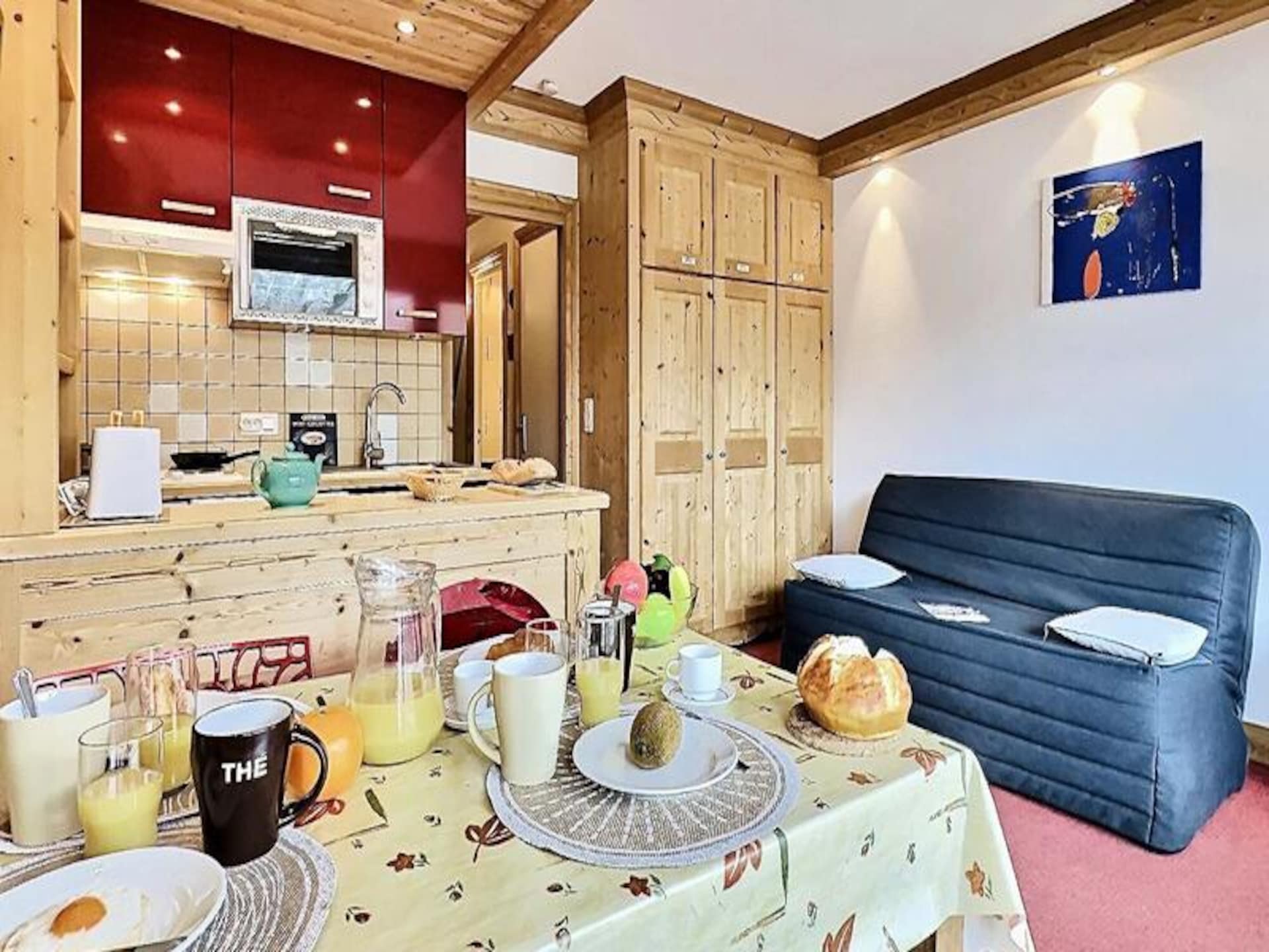 Alpenappartement met panoramisch uitzicht in Tignes Le Lac, 4 pers. - foto 8