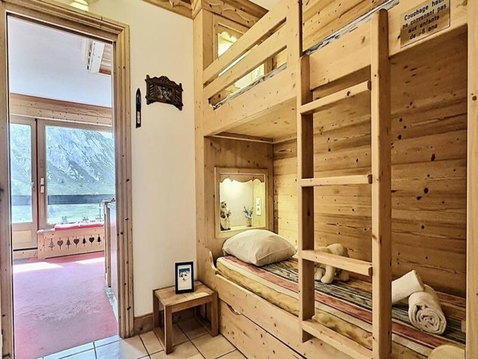 Alpenappartement met panoramisch uitzicht in Tignes Le Lac, 4 pers. - foto 12
