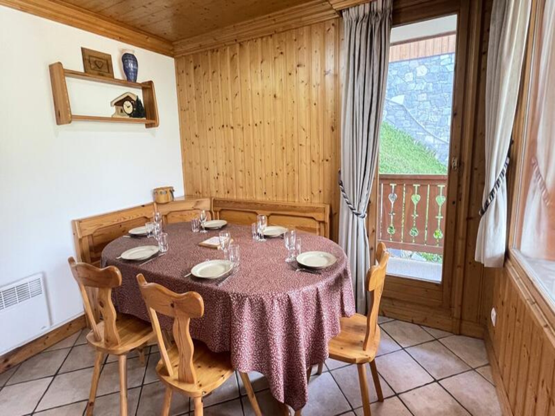 Appartement met balkon en uitzicht op Méribel, vlakbij de piste - foto 4