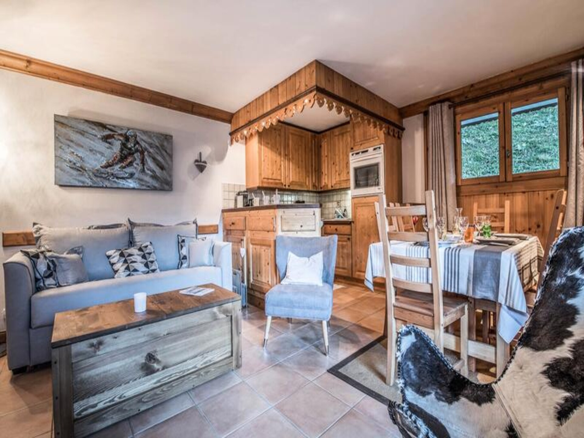 Alpine appartement met balkon, vlakbij de stoeltjeslift in Méribel-Morel - foto 12