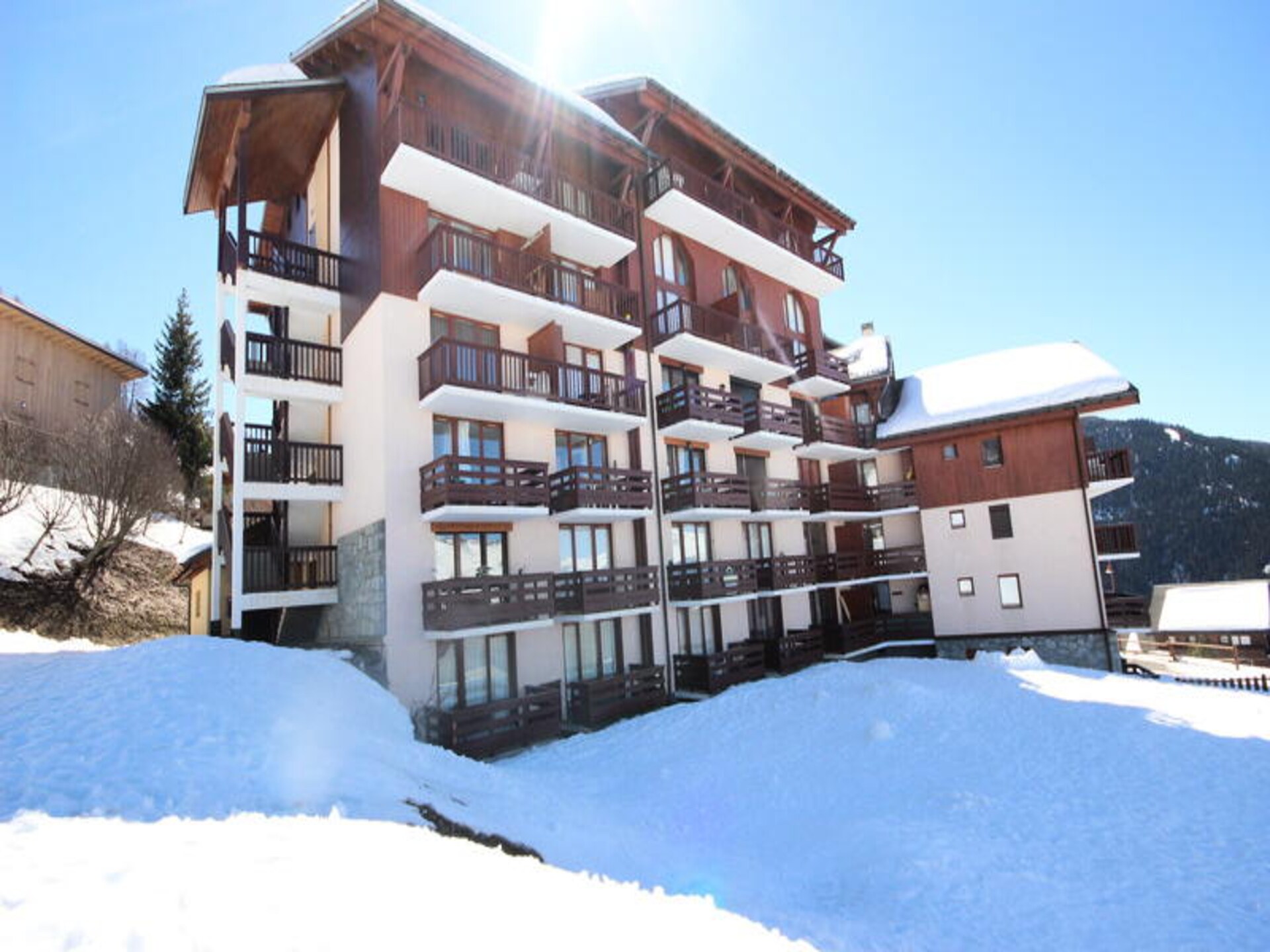 Compact appartement op 5 minuten loopafstand van de piste in Peisey-Vallandry - foto 12