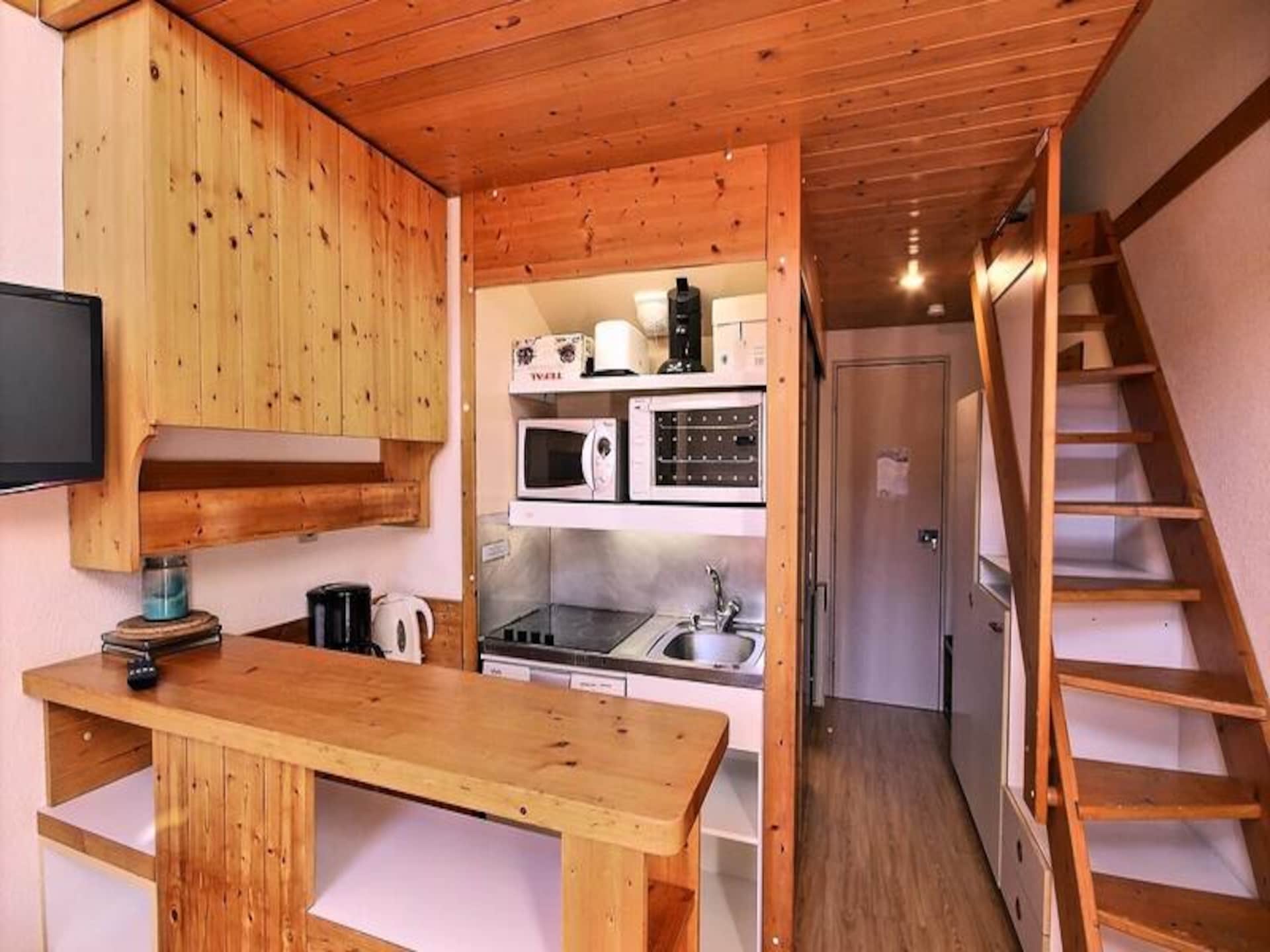 Zonnig appartement op de piste in Vallandry met panoramisch uitzicht - foto 5