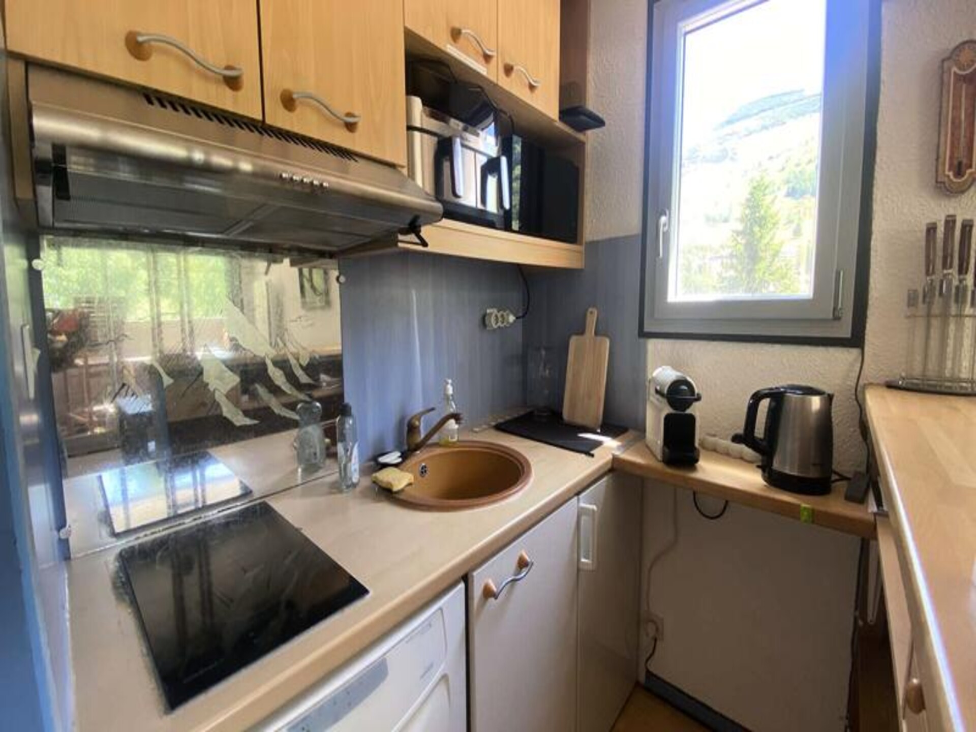 Licht appartement in Les Deux Alpes met balkon, 350m van de skilift - foto 3
