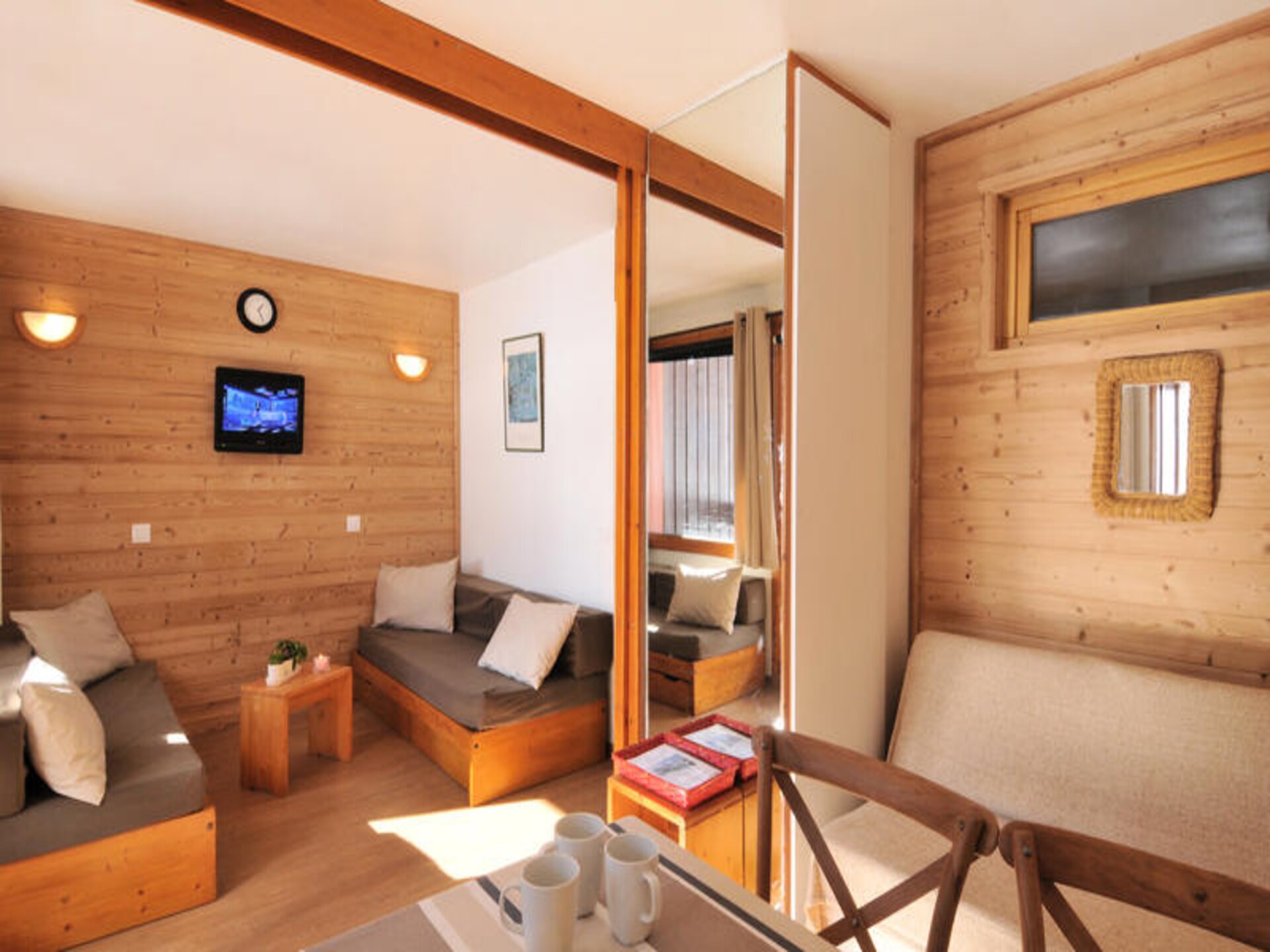 Knusse studio op de piste in Belle Plagne met balkon op het zuiden - foto 6
