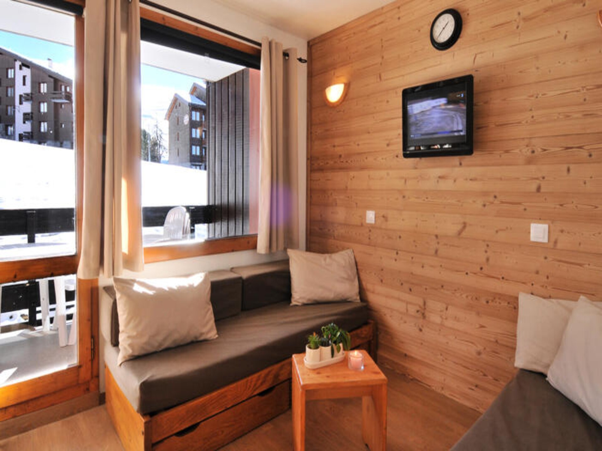 Knusse studio op de piste in Belle Plagne met balkon op het zuiden - foto 8