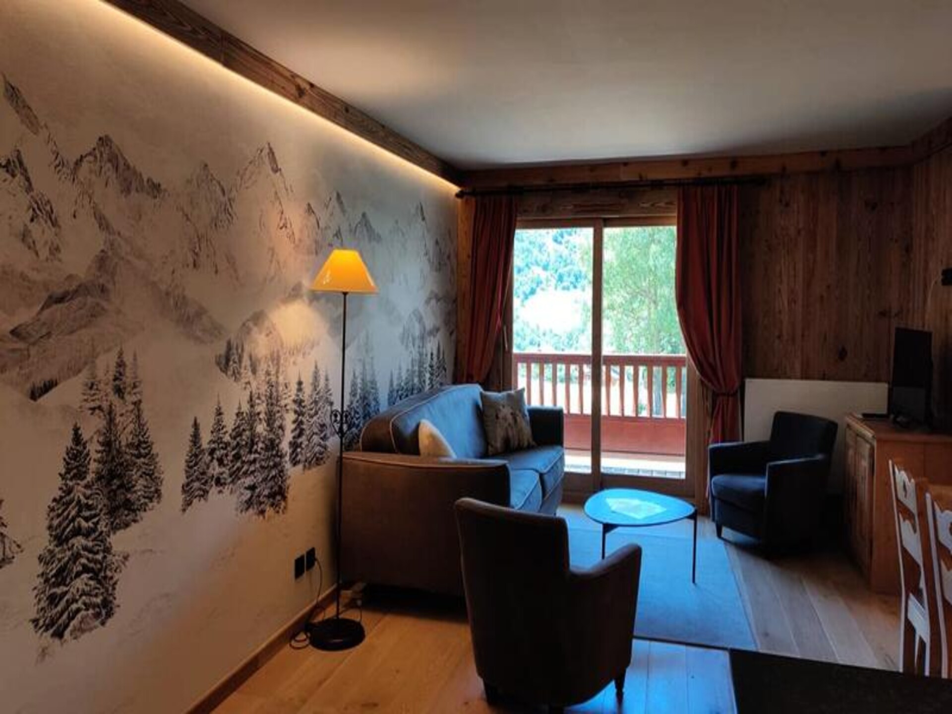 Luxe 4-sterrenappartement aan de piste in Saint Martin de Belleville met wellness - foto 1