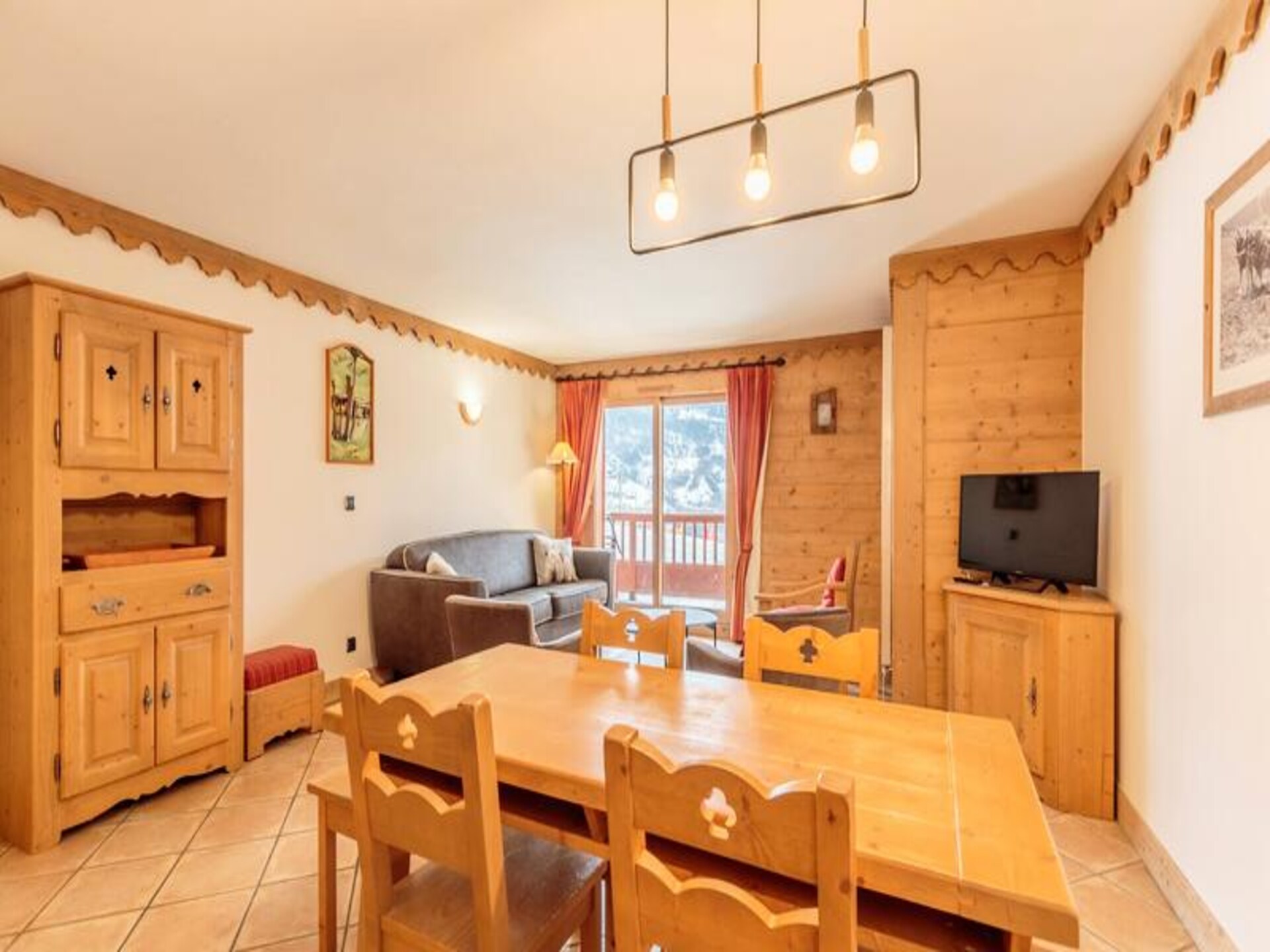 Luxe 4-sterrenappartement aan de piste in Saint Martin de Belleville met wellness - foto 8