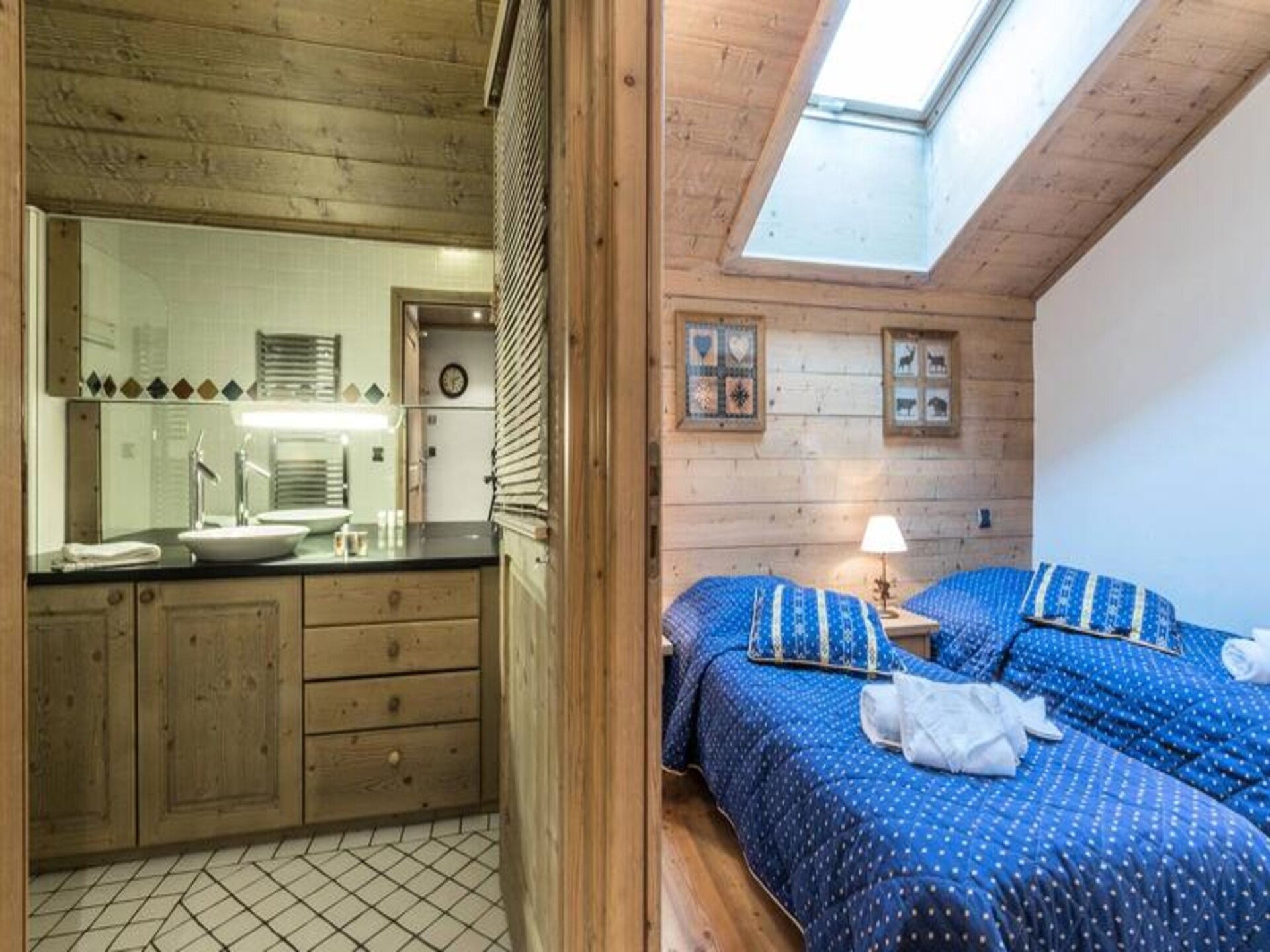 Luxueus ski-in/ski-out duplex appartement in Saint Martin de Belleville voor 10 personen - foto 10