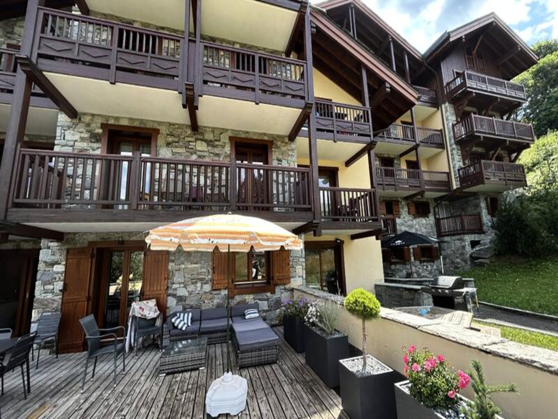 Luxueus 8-persoons appartement in Les 3 Vallées met wellness en 60m² terras - foto 15