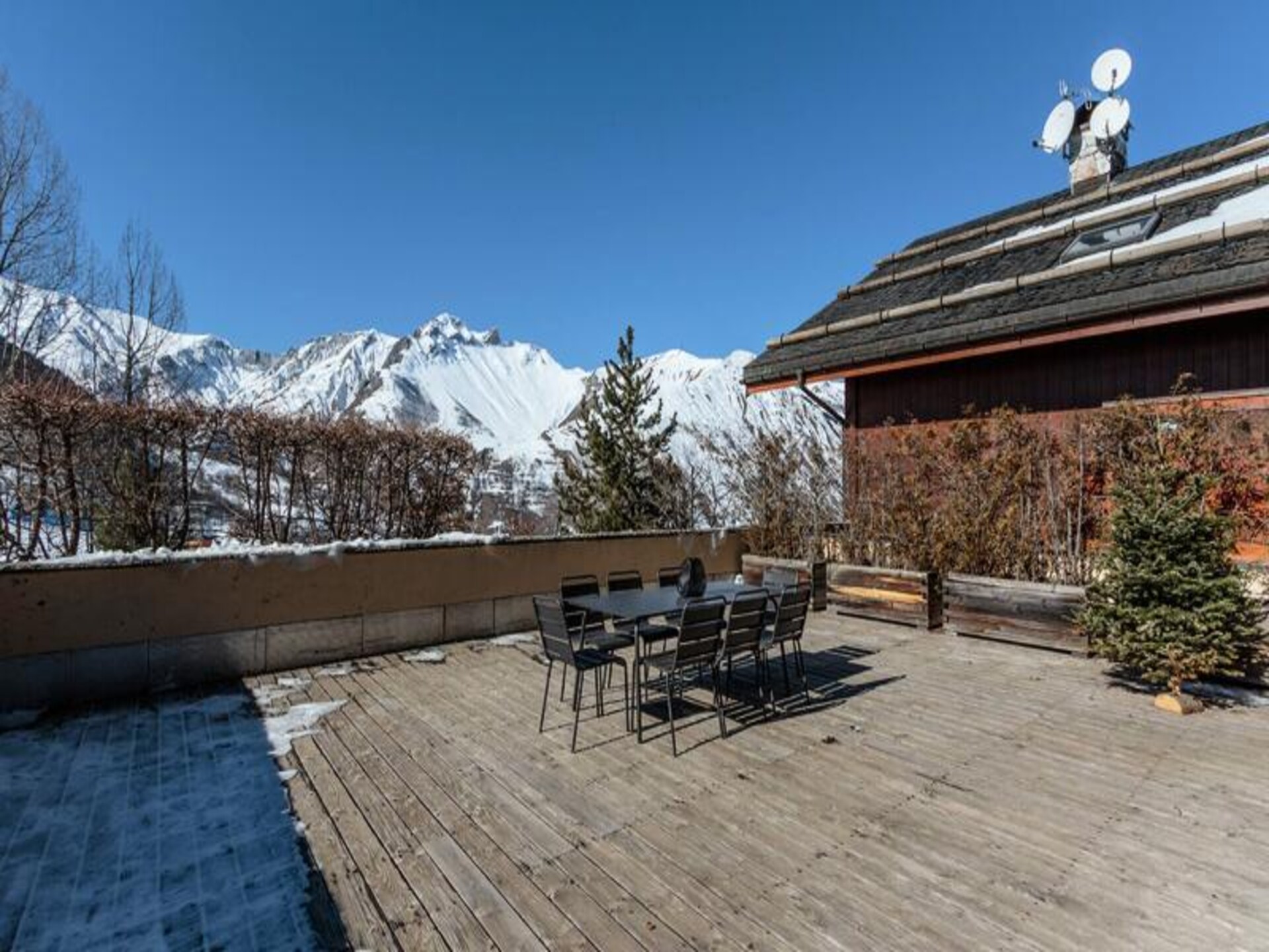 Luxueus 8-persoons appartement in Les 3 Vallées met wellness en 60m² terras - foto 21