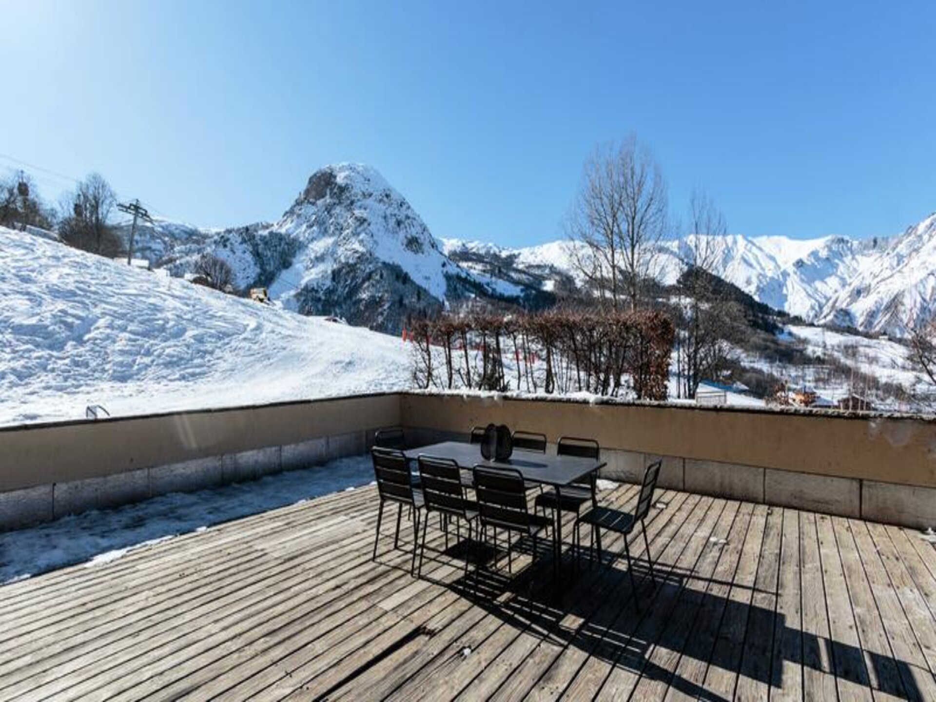 Luxueus 8-persoons appartement in Les 3 Vallées met wellness en 60m² terras - foto 22