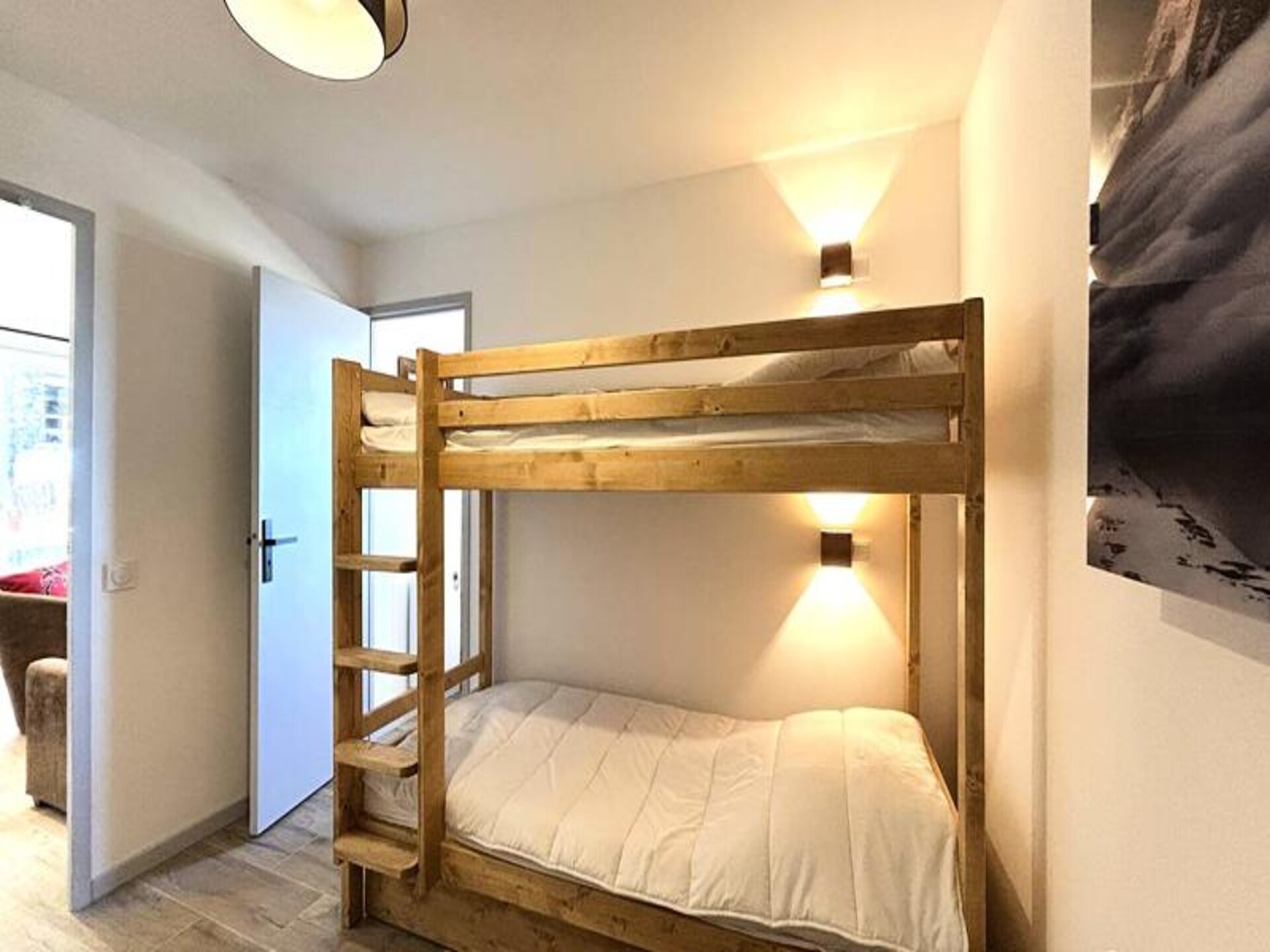 Licht appartement op 70m van de piste met panoramisch bergzicht - foto 9