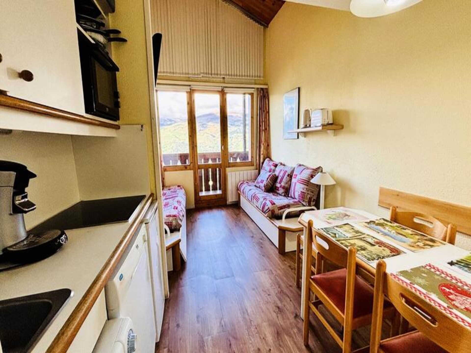 Appartement met Mont Blanc uitzicht, 100m van de piste in Les Coches - foto 6