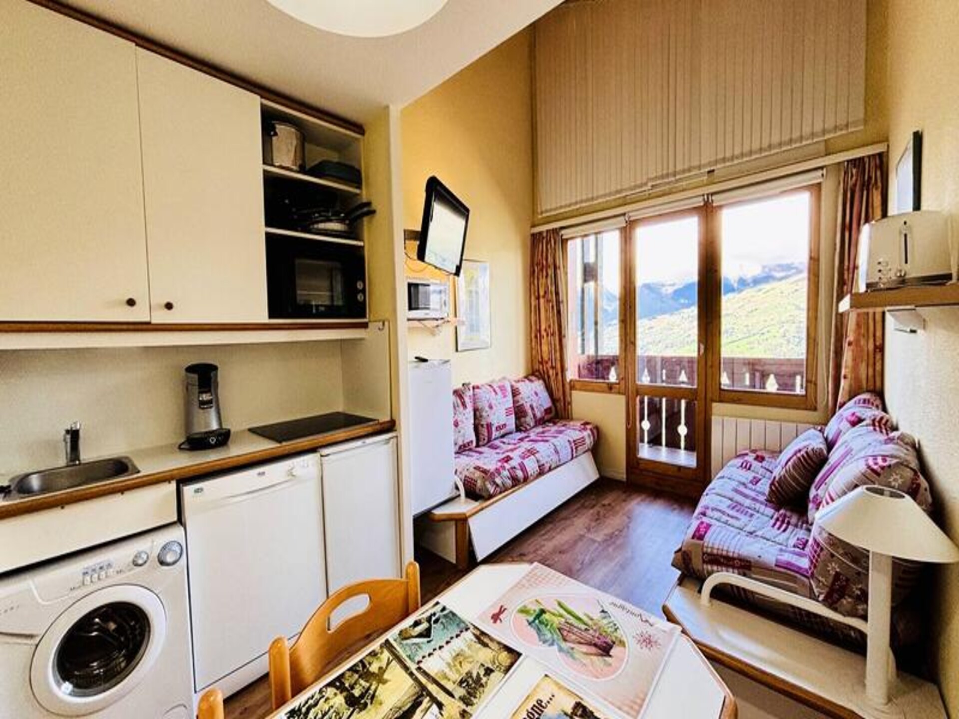 Appartement met Mont Blanc uitzicht, 100m van de piste in Les Coches - foto 8