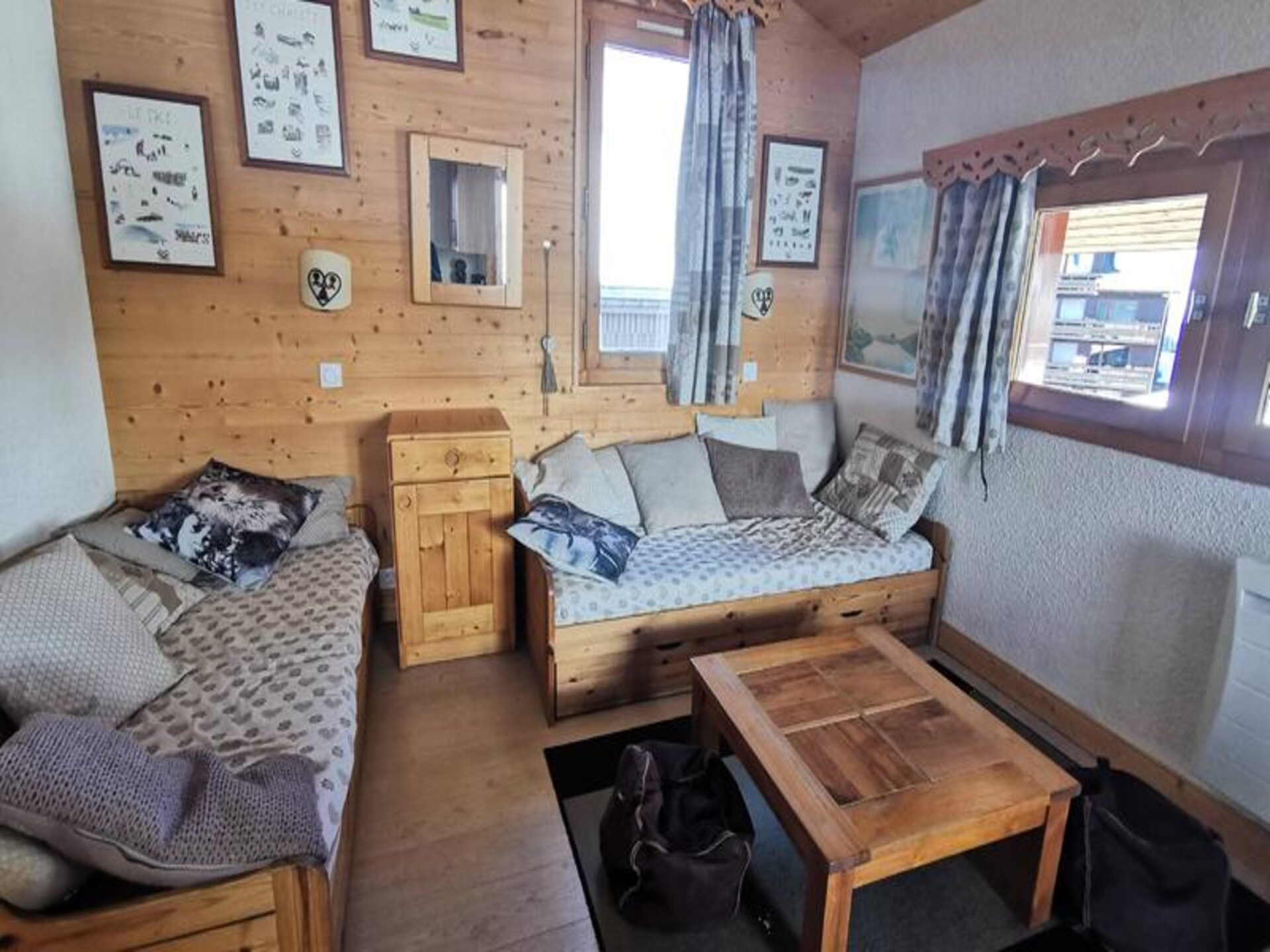 Ski-in/ski-out appartement in Méribel Mottaret met panoramisch uitzicht - foto 1