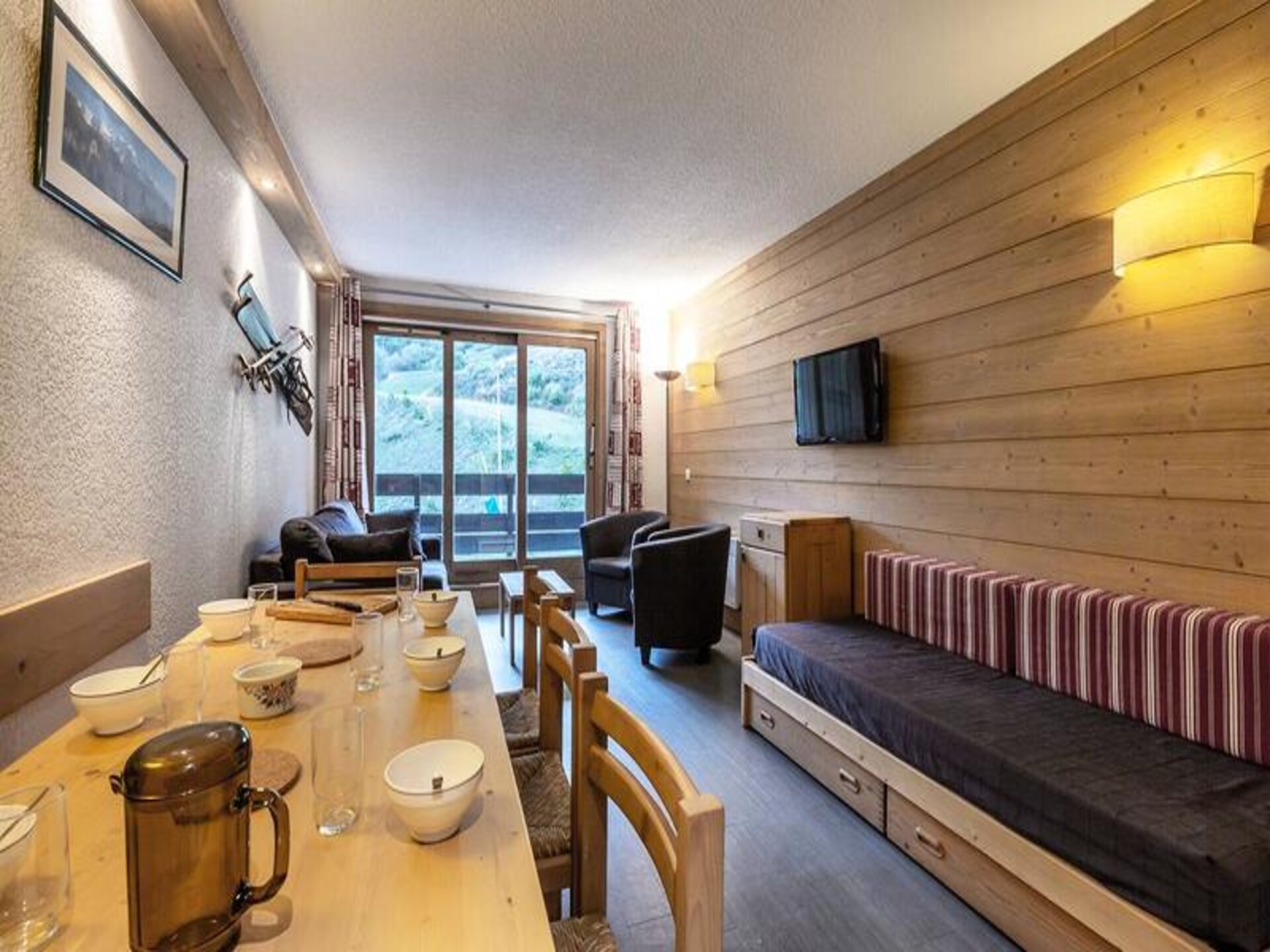 Ski-in, ski-out appartement voor 7 personen aan de piste in Méribel Mottaret - foto 4
