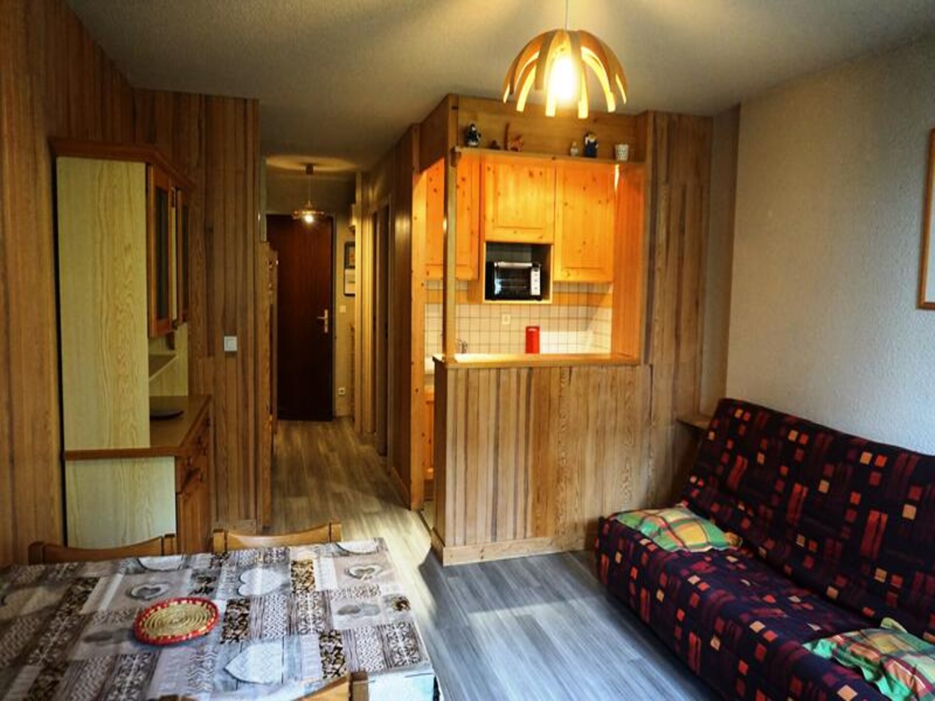 Knusse studio op de 4e verdieping met zuidwest-loggia in het hart van Orcières-Merlette - foto 3