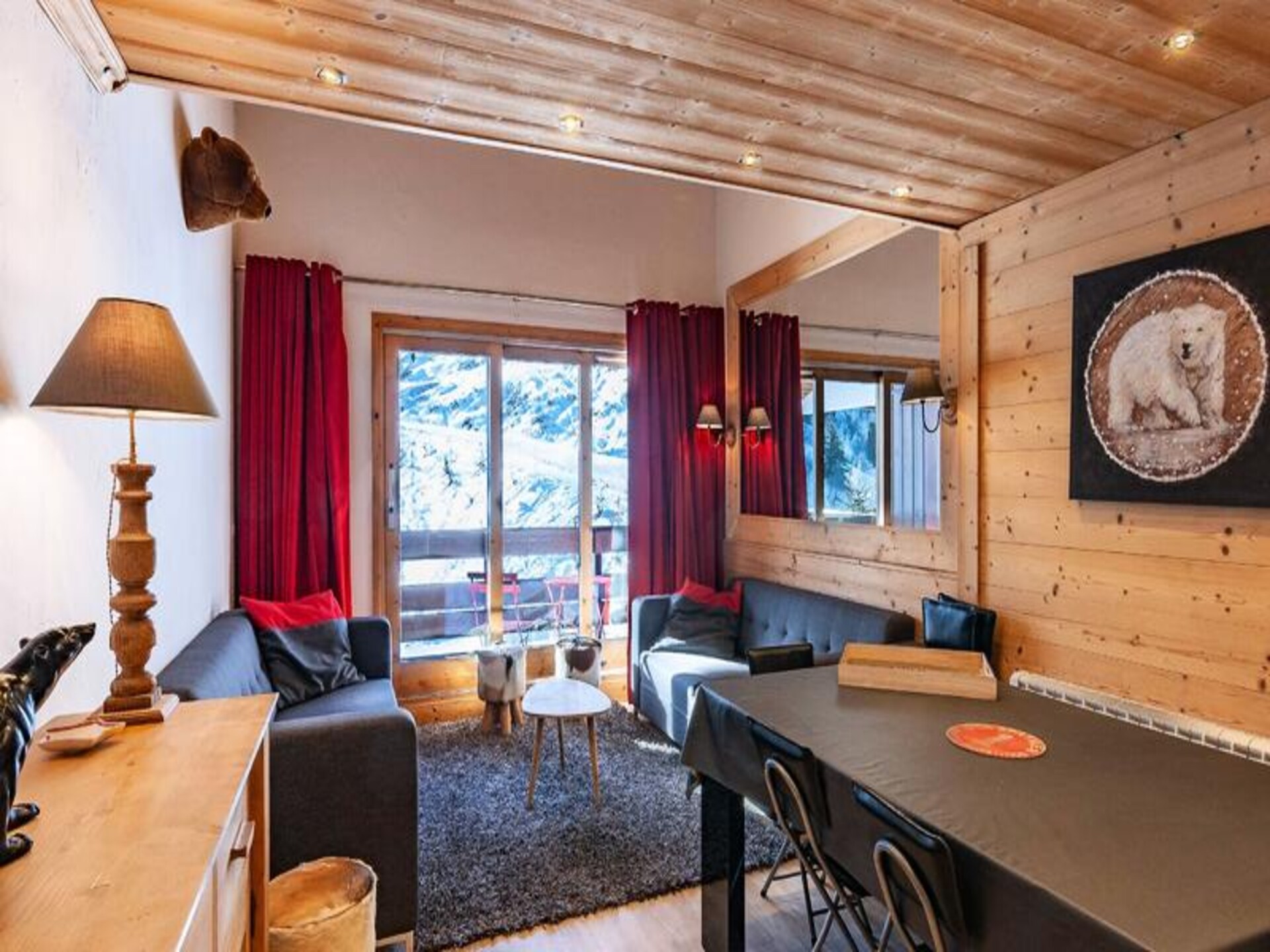 Appartement 8p in Méribel Mottaret met ski-in, ski-out en zuidbalkon - foto 1