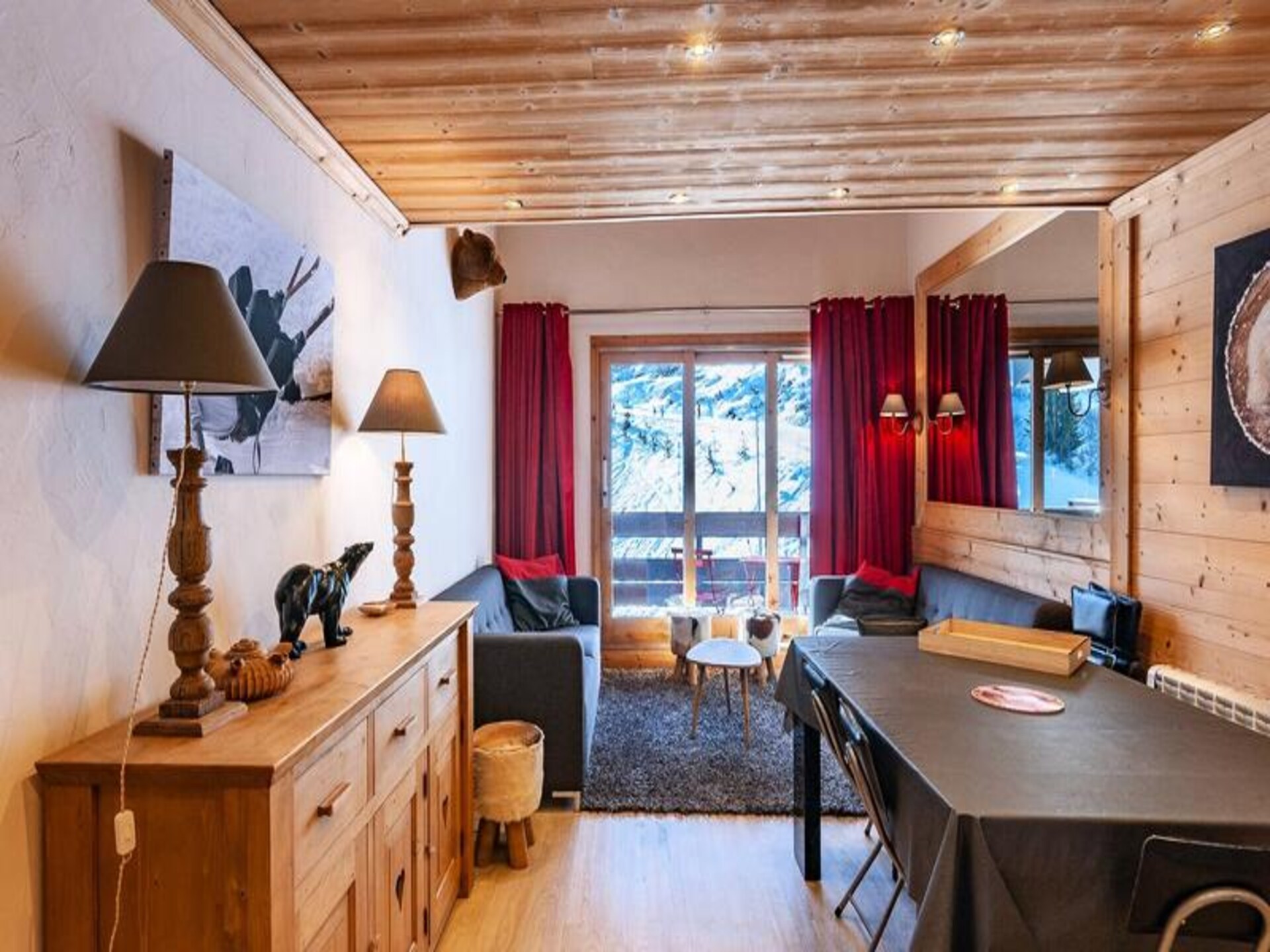 Appartement 8p in Méribel Mottaret met ski-in, ski-out en zuidbalkon - foto 2