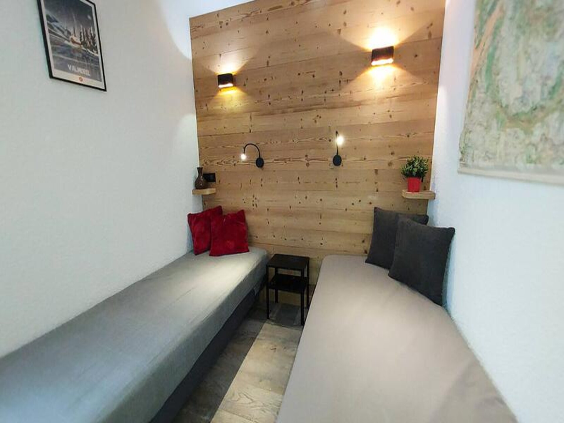 Knus appartement in Les Avanchers Valmorel met ski-in/ski-out - foto 12