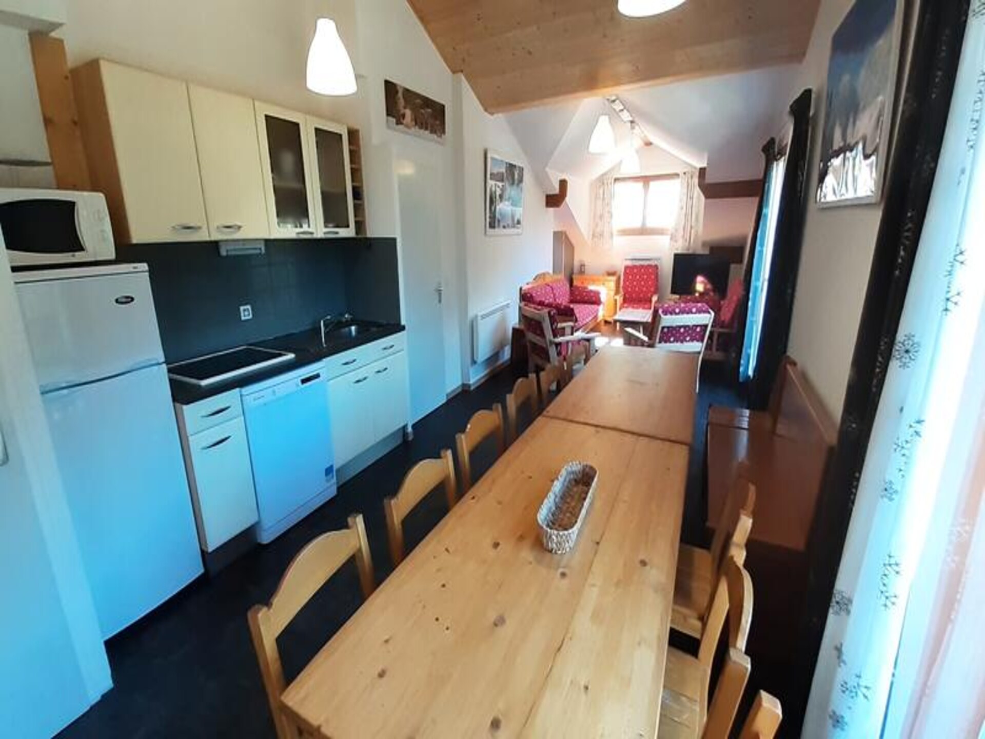 Ruim appartement voor 12 personen op 50m van de piste in Valfréjus - foto 11