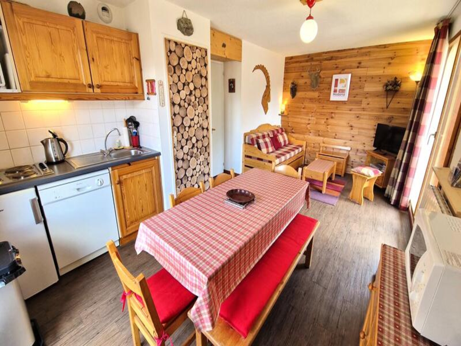 Alpenappartement 100m van piste in Valfréjus, met balkon en uitzicht - foto 9