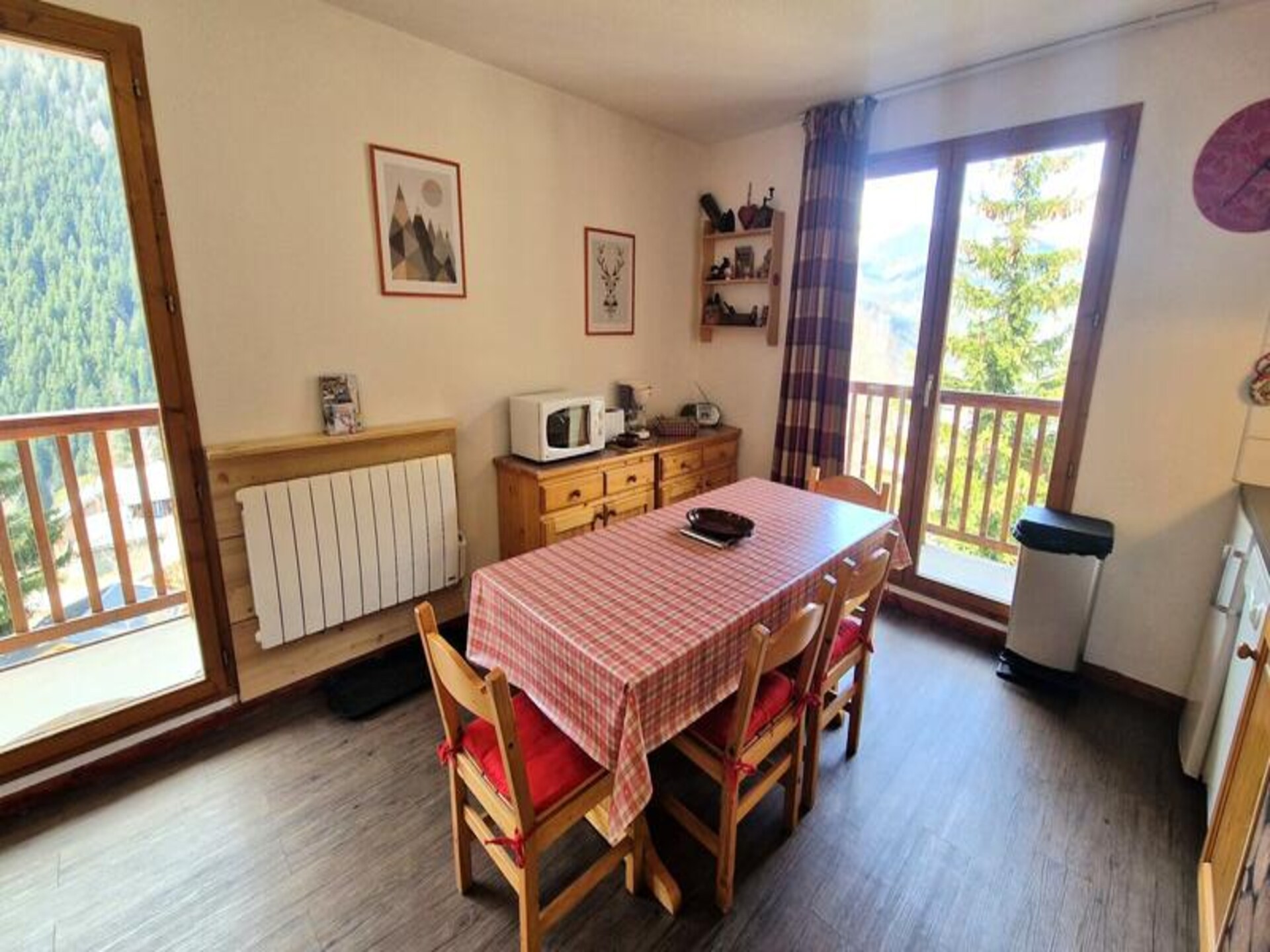 Alpenappartement 100m van piste in Valfréjus, met balkon en uitzicht - foto 19