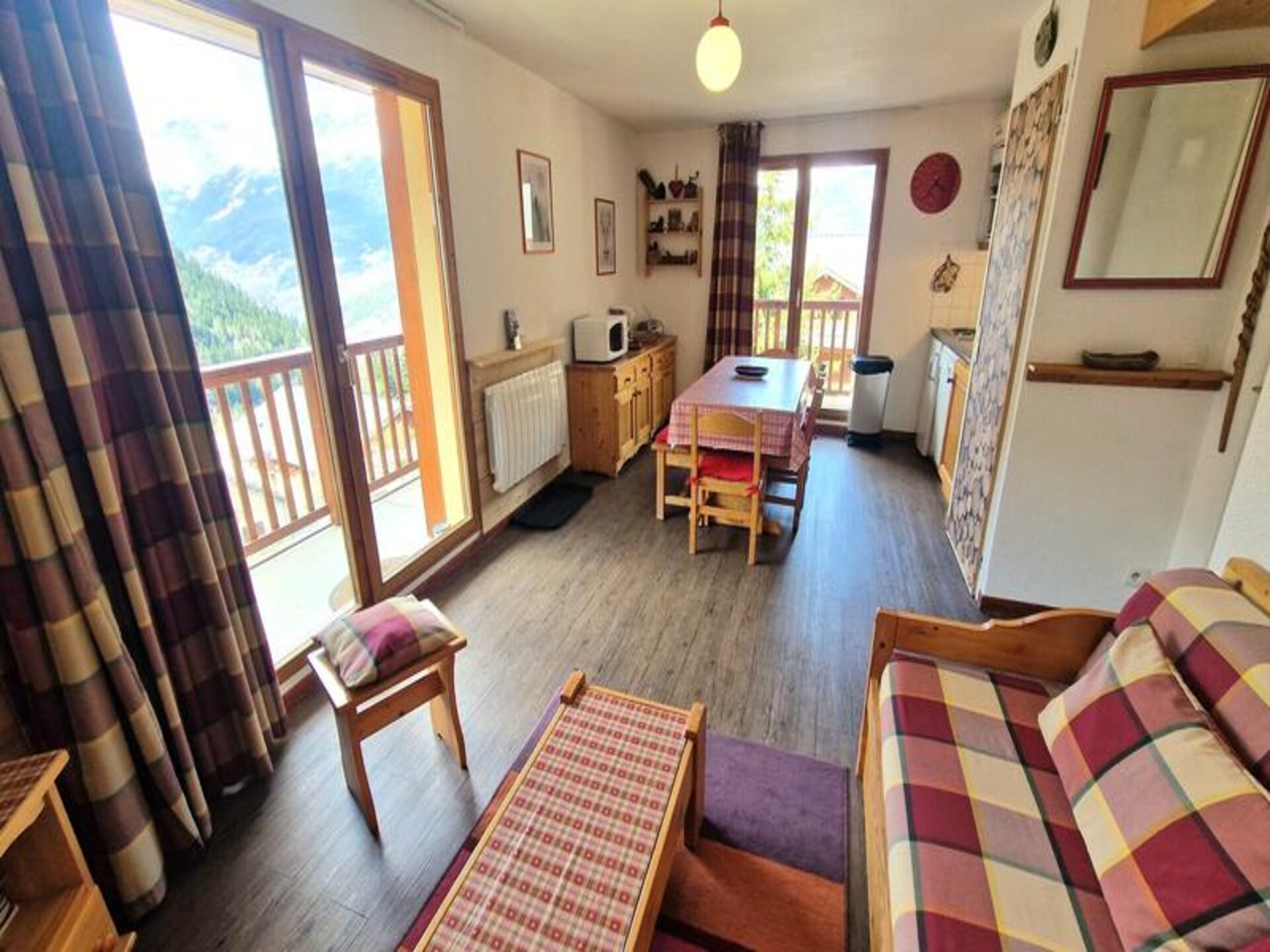Alpenappartement 100m van piste in Valfréjus, met balkon en uitzicht - foto 24