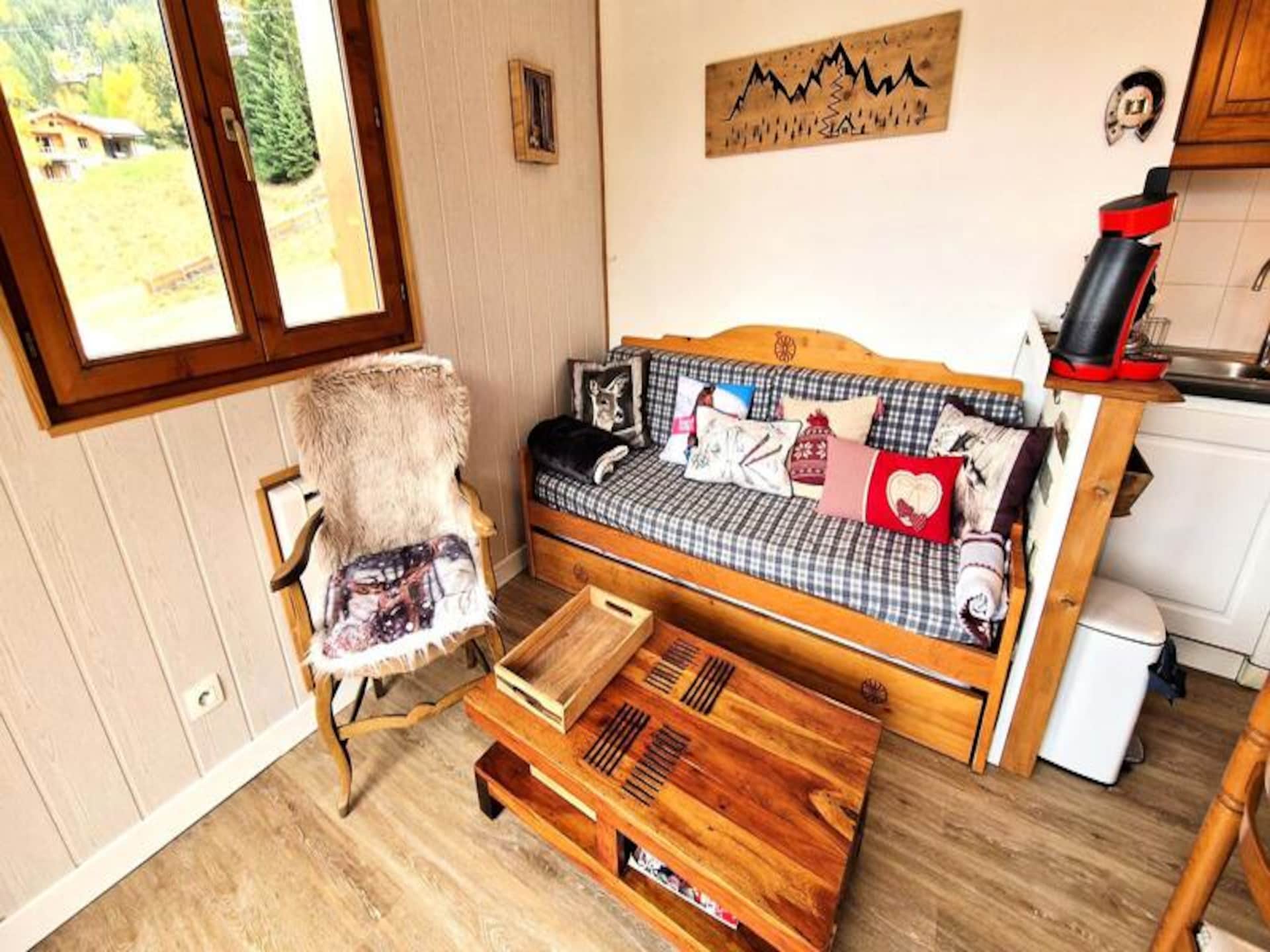 Knus 4-kamerappartement op 100m van de piste in Valfréjus, Modane - foto 13