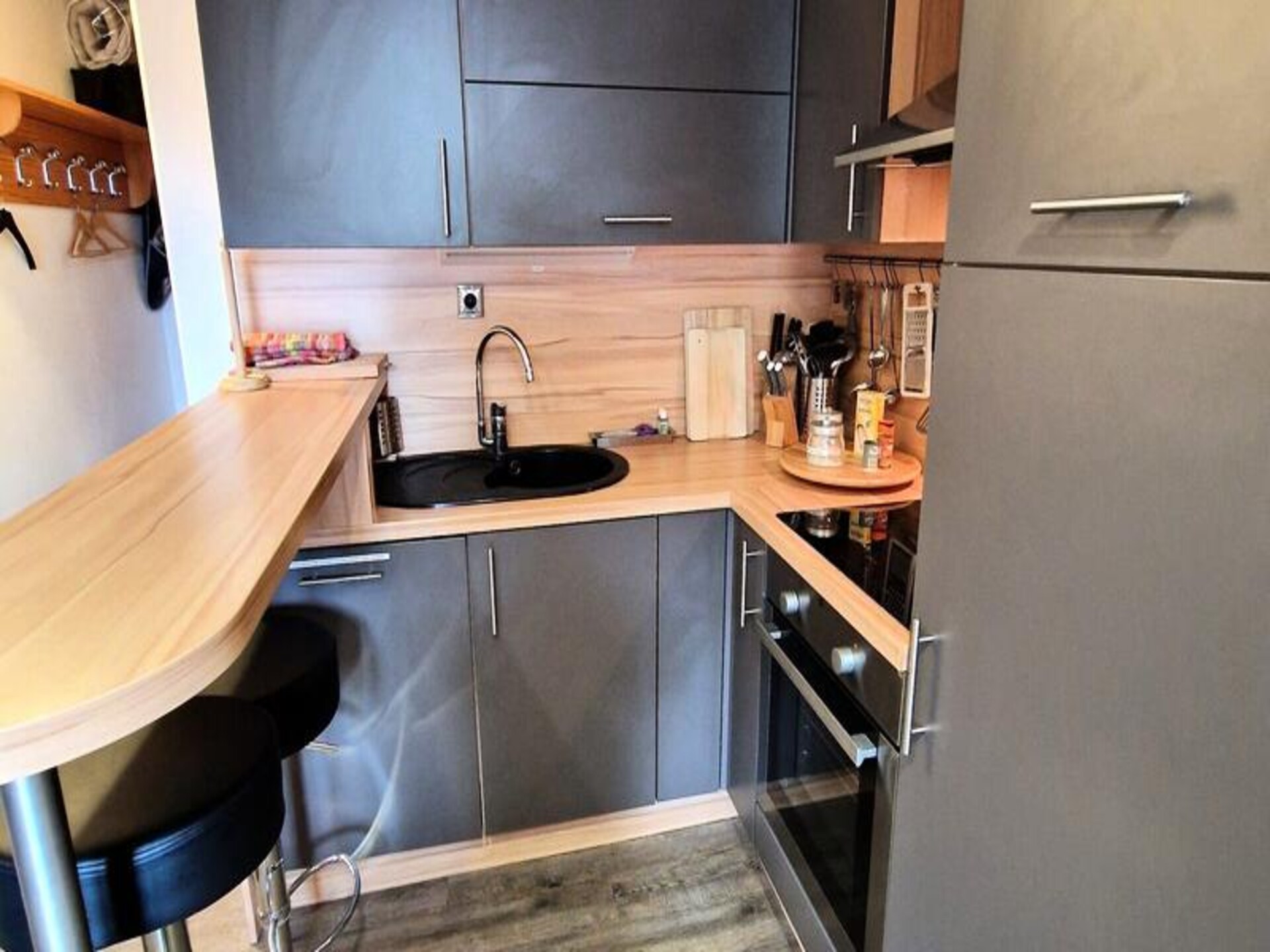Knus appartement Les Arcs 1800 met balkon en uitzicht op het Vanoise-massief - foto 19