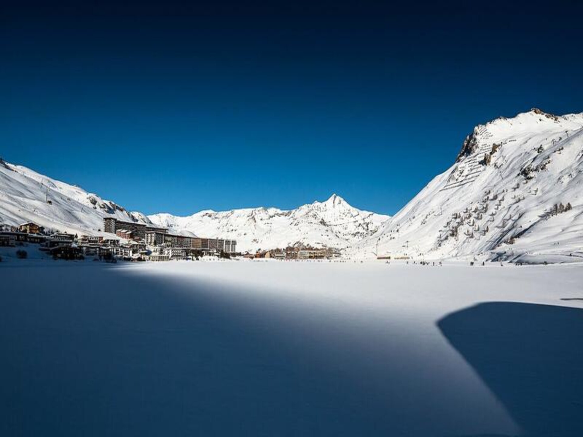 Knusse studio op de 9e verdieping met panoramisch uitzicht en ski-in/ski-out in Tignes - foto 11
