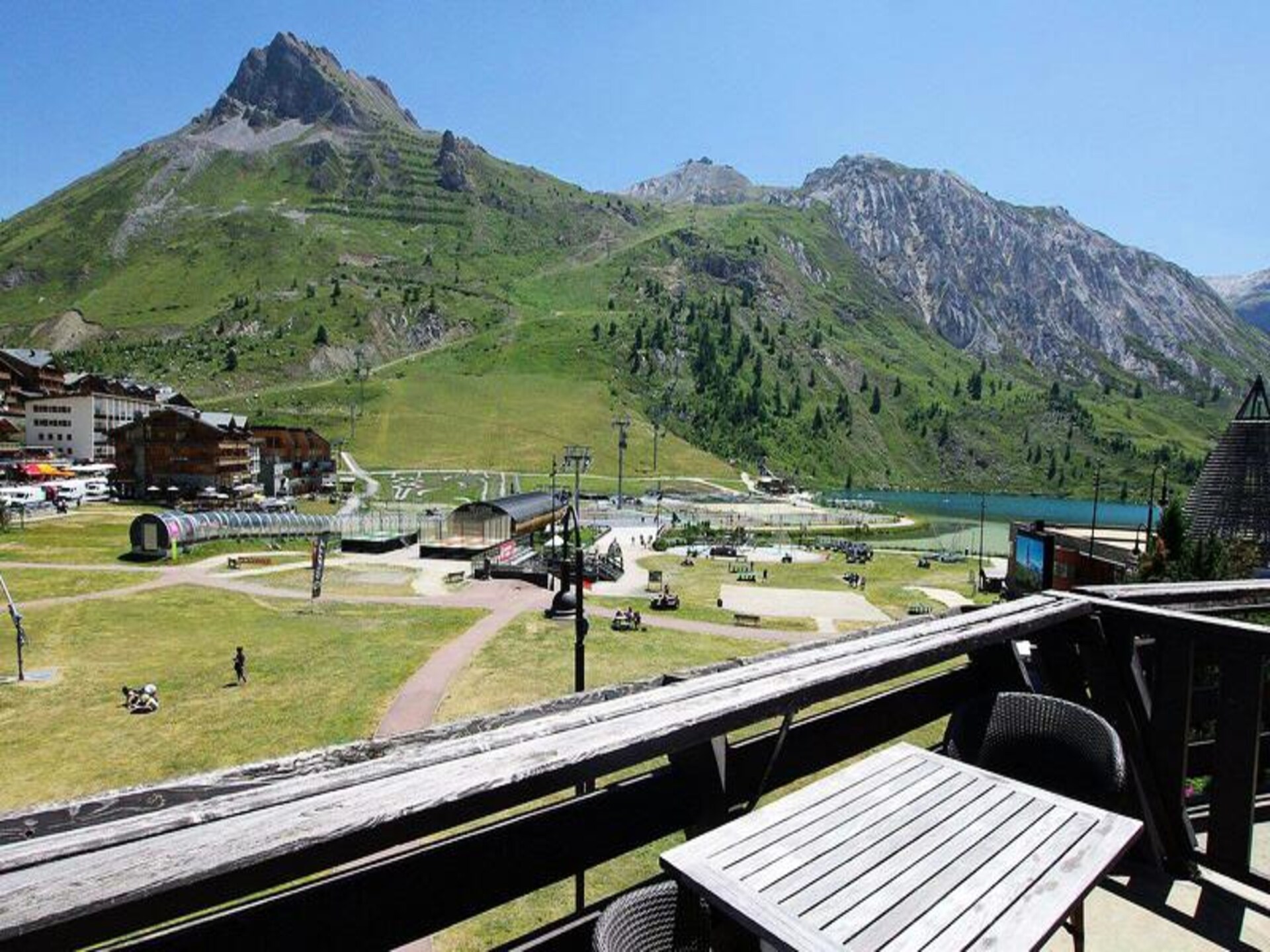 Ski-in/ski-out studio op 8e verdieping met panoramisch uitzicht op het meer van Tignes - foto 7