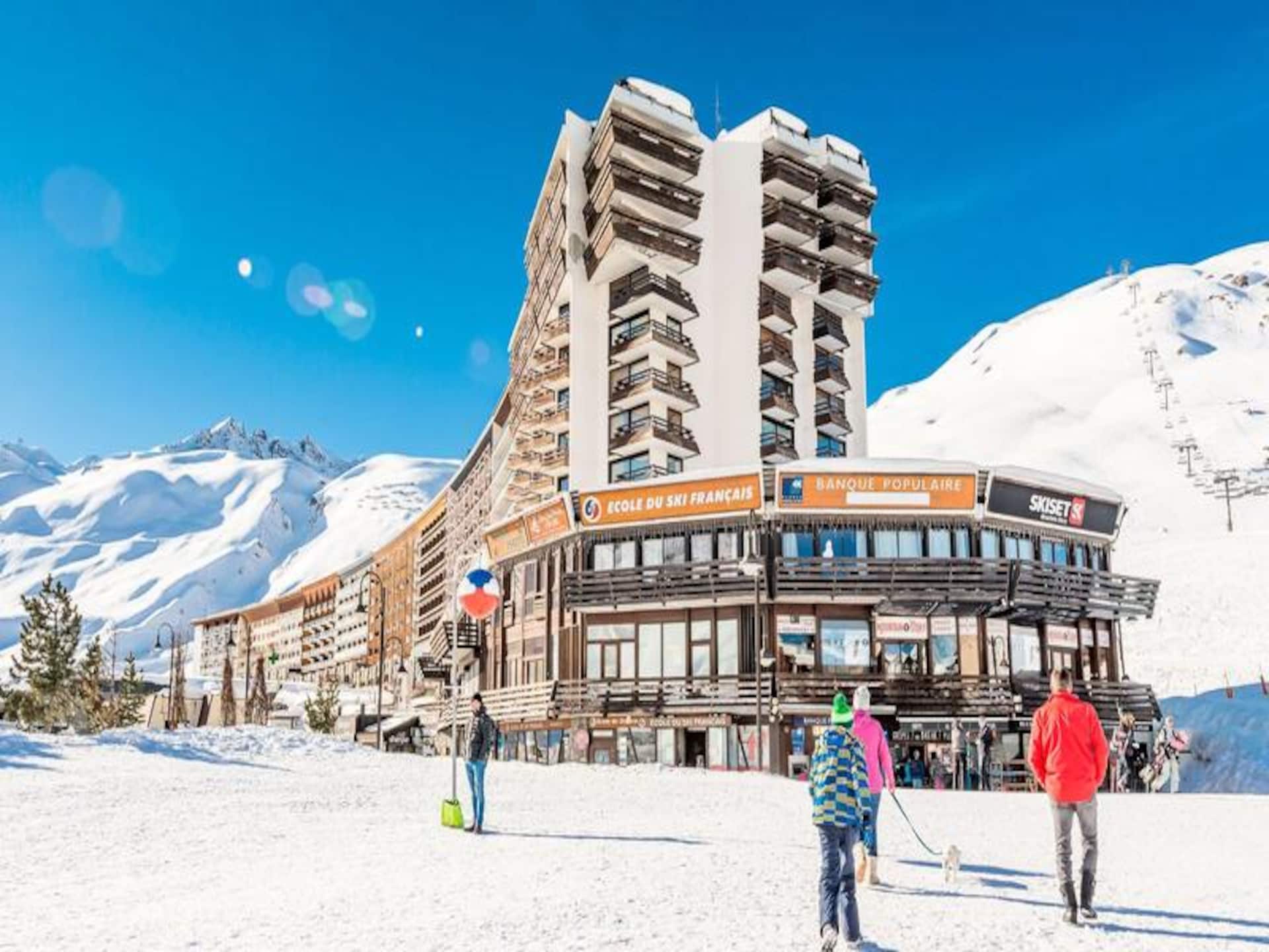 Studio aan het meer in Tignes Le Lac met balkon en ski-in/ski-out - foto 2